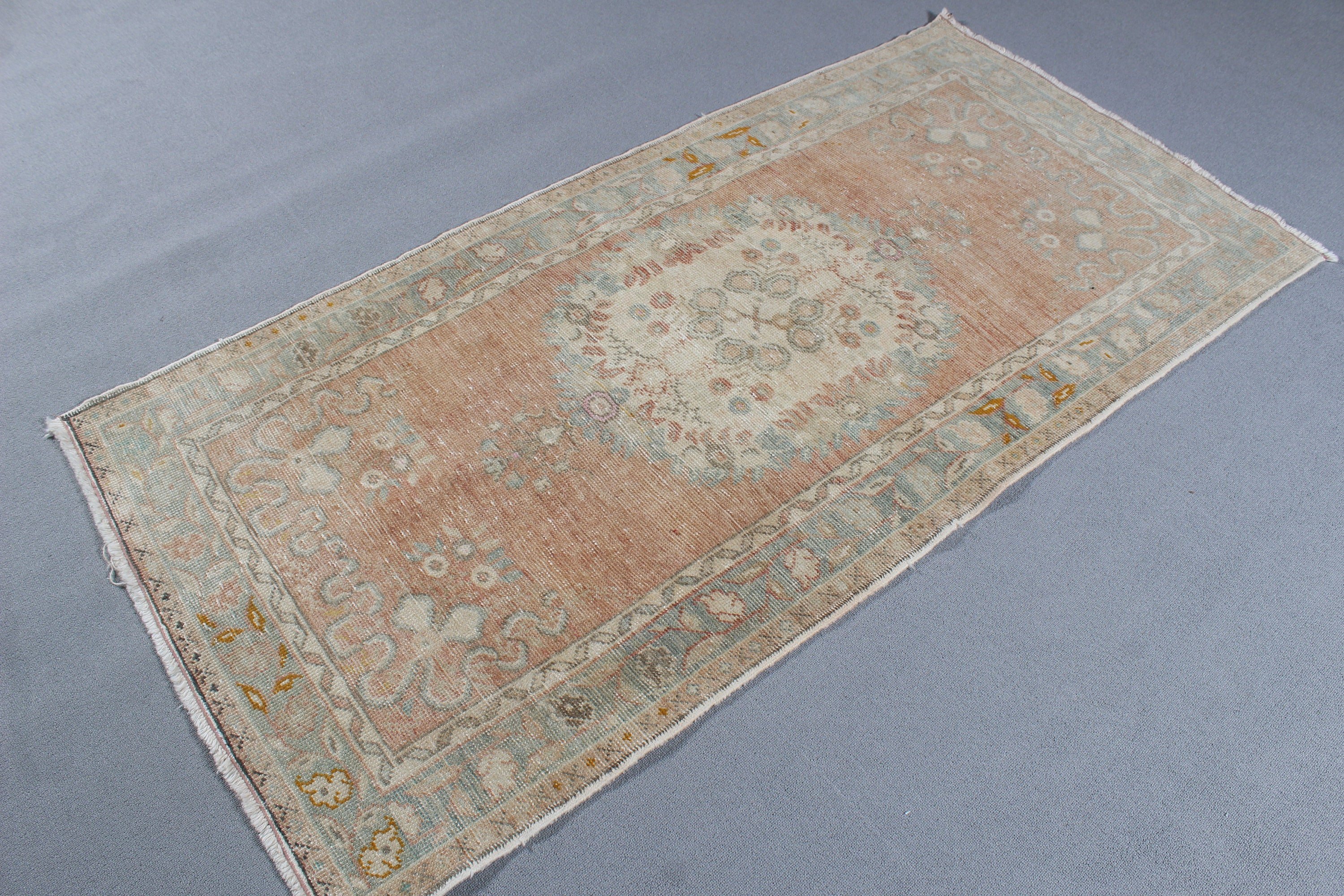 Vintage Rug, Boho Accent Rug, Bedroom Rugs, Turkish Rugs, 3.1x6.4 ft Accent Rug, Bronze Home Decor Rug, Neutral Rug