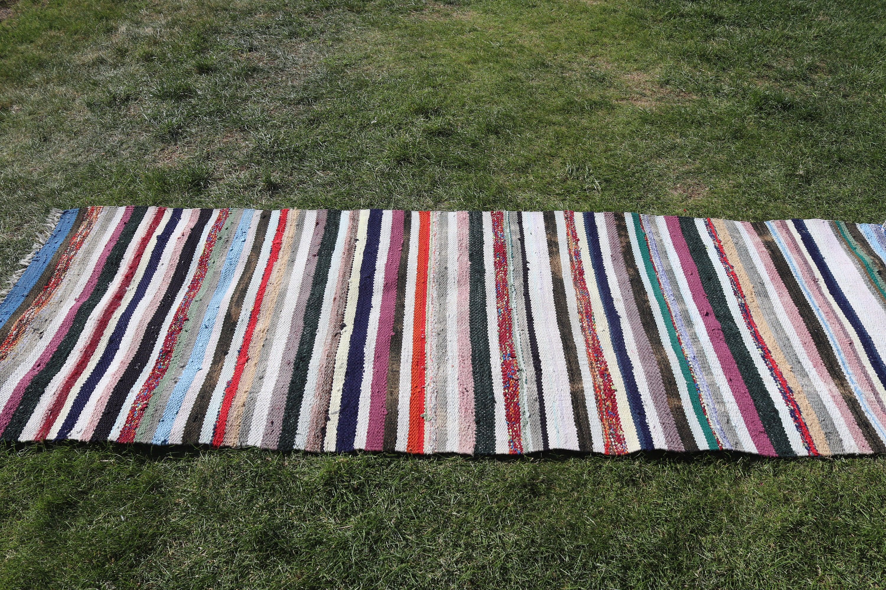 Merdiven Halısı, Beni Ourain Koşucu Halısı, Soğuk Halı, 2,8x8,1 ft Koşucu Halıları, Türk Halıları, Kilim, Anadolu Halısı, Vintage Halılar, Gökkuşağı Yün Halıları