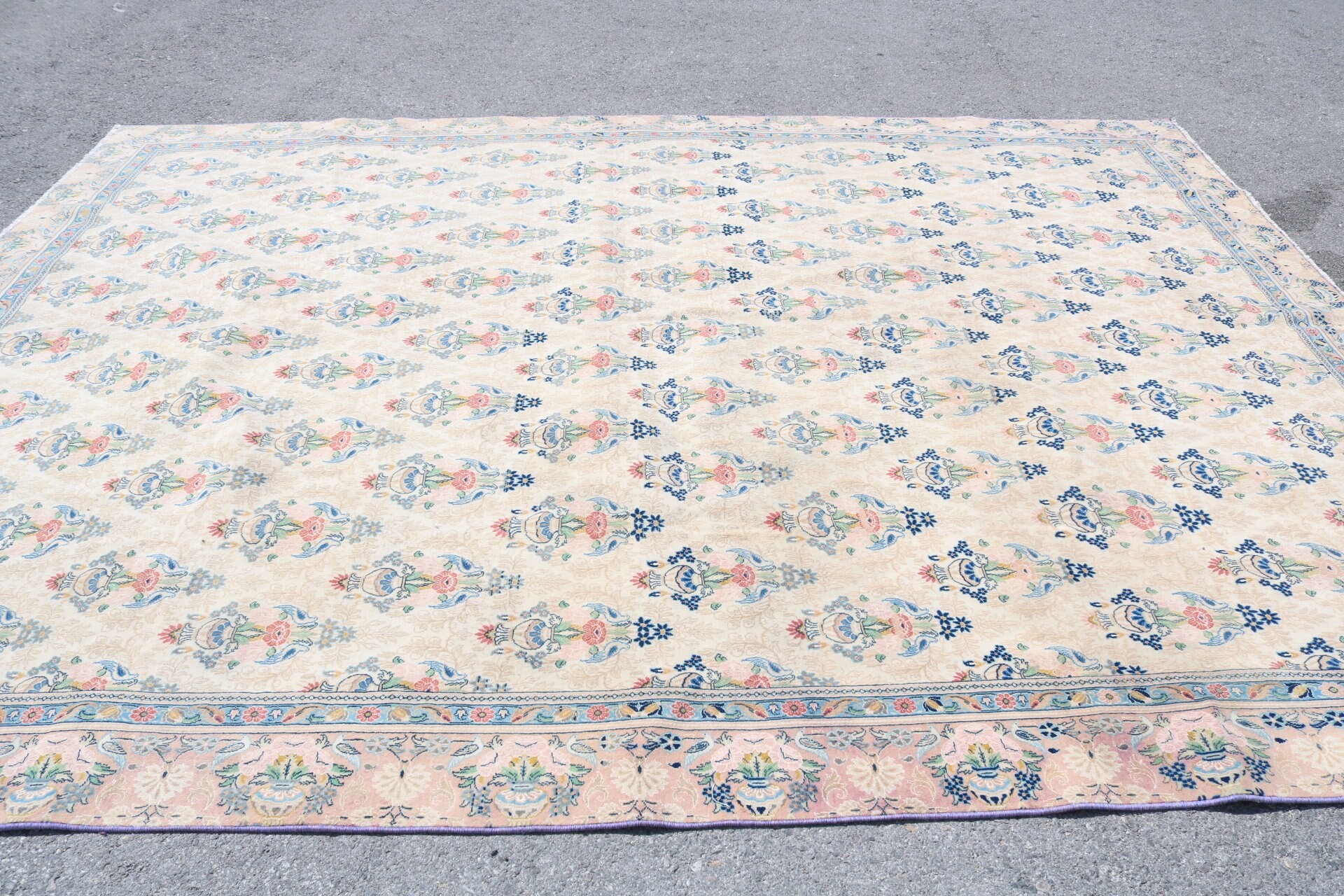 Soluk Halılar, Havalı Halı, Salon Halısı, Renkli Halılar, 8,9x11,9 ft Büyük Boy Halı, Türk Halıları, Yemek Odası Halıları, Salon Halısı, Vintage Halılar