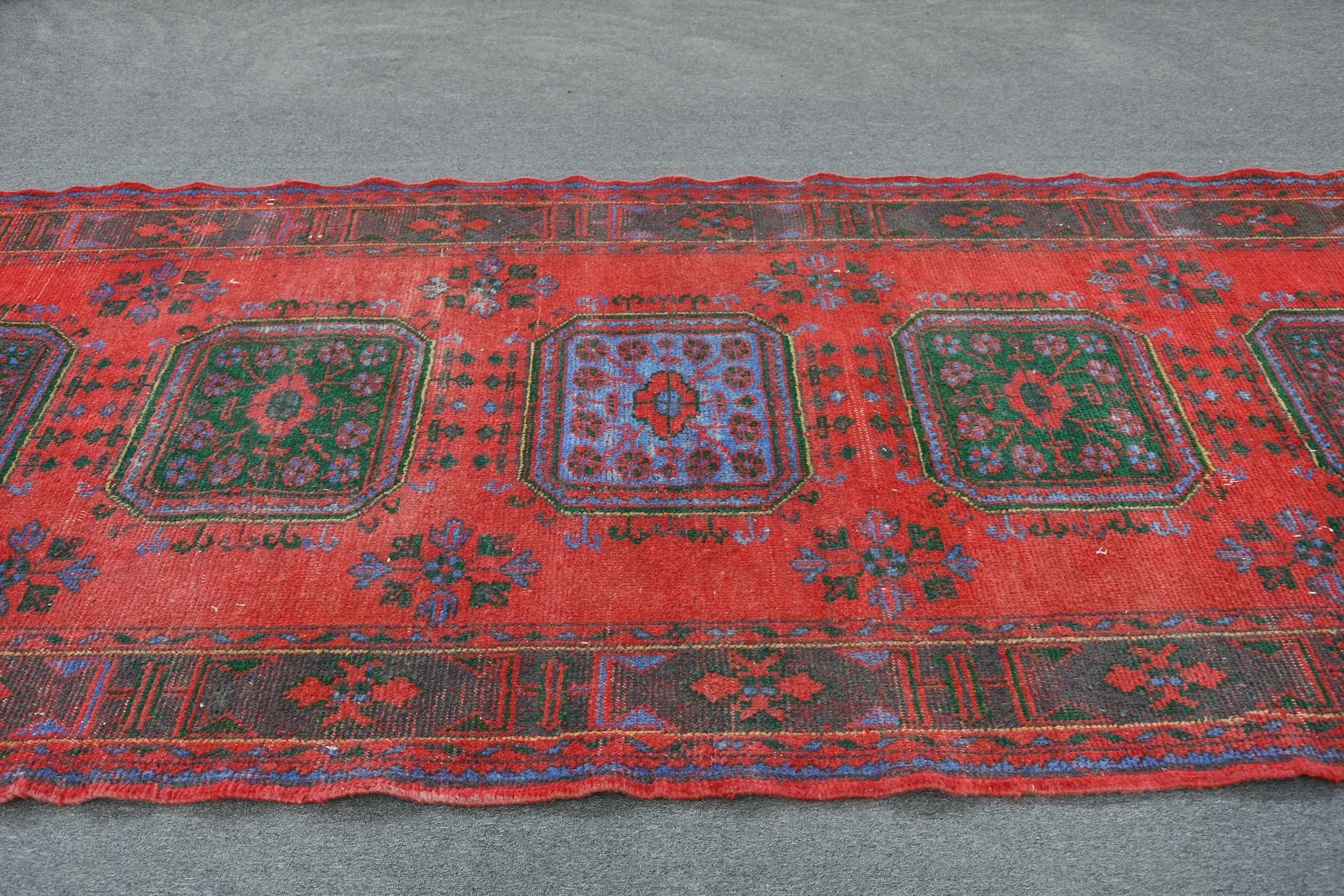 Red  4.9x11.4 ft Large Rug, Living Room Rug, Dining Room Rug, Vintage Rug, Old Rug, Anatolian Rug, Turkish Rug, Oriental Rugs