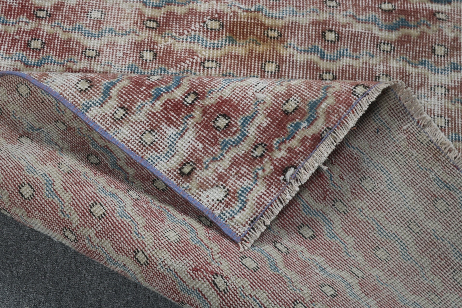 Boho Halı, 2,6x6,1 ft Aksan Halıları, Vintage Vurgulu Halılar, Kahverengi Anadolu Halısı, Havalı Halı, Vintage Halı, Türk Halıları, Vintage Vurgulu Halı