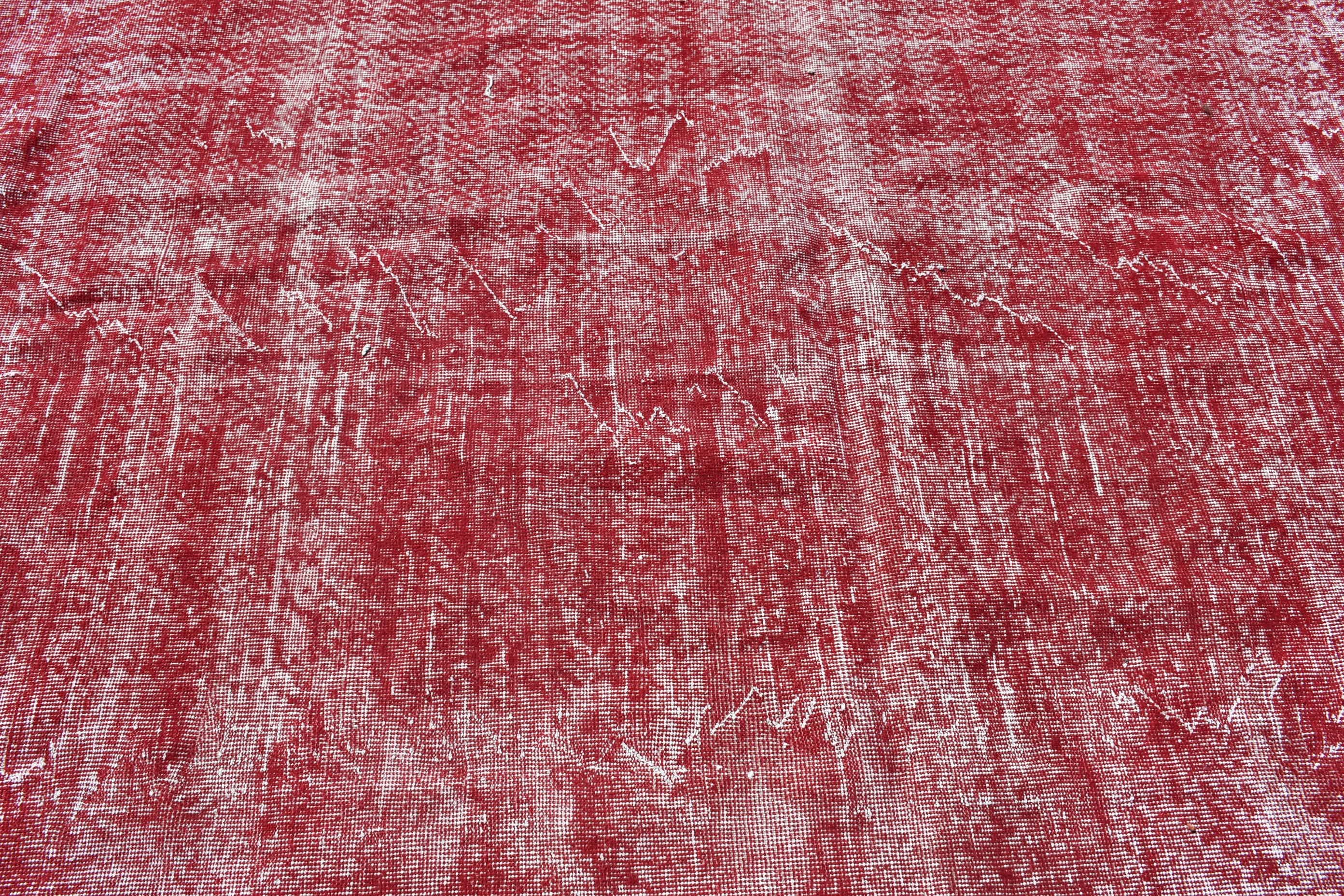 Red Home Decor Rug, Antique Rugs, Muted Rug, Turkish Rugs, 5.8x13.5 ft Oversize Rug, Dining Room Rugs, Vintage Rug, Salon Rug