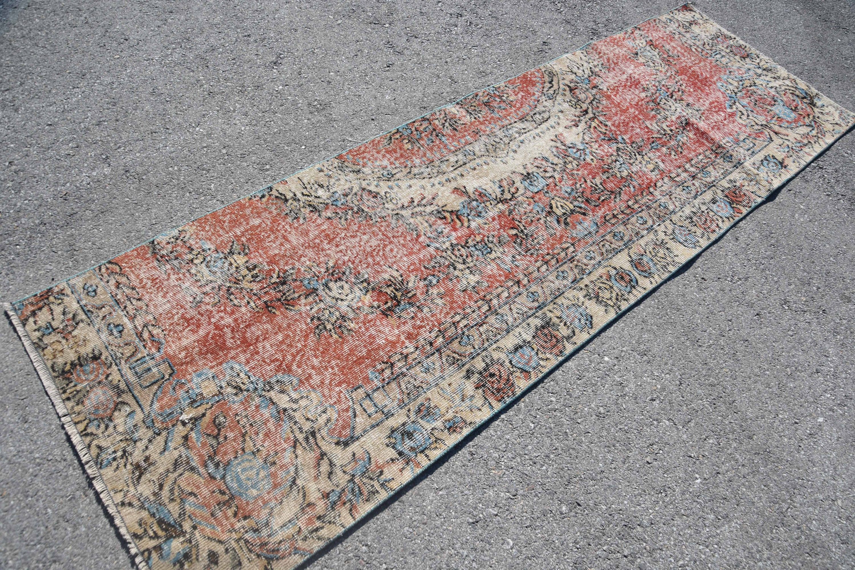 Mutfak Halısı Yolluk Halıları, Vintage Halı, Merdiven Halısı, 2.9x9 ft Yolluk Halıları, Mutfak Halıları, Fas Halısı, Türk Halıları, Oushak Halısı, Retro Halı