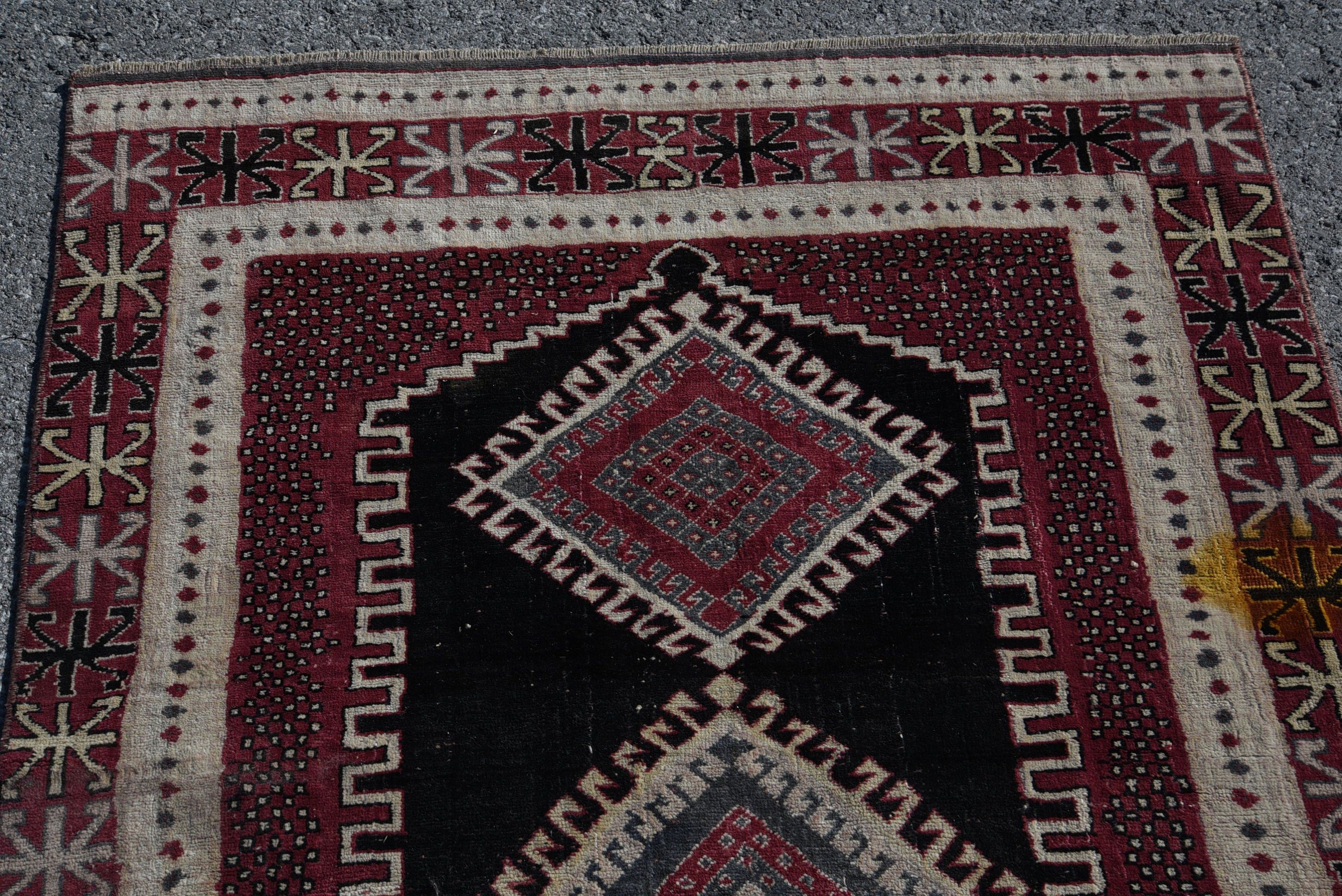 Kitchen Rugs, Dorm Accent Rug Rugs, Turkish Rug, Cool Rug, Moroccan Rug, 3.5x5.5 ft Accent Rug, Vintage Rug, Rugs for Kitchen, Entry Rugs