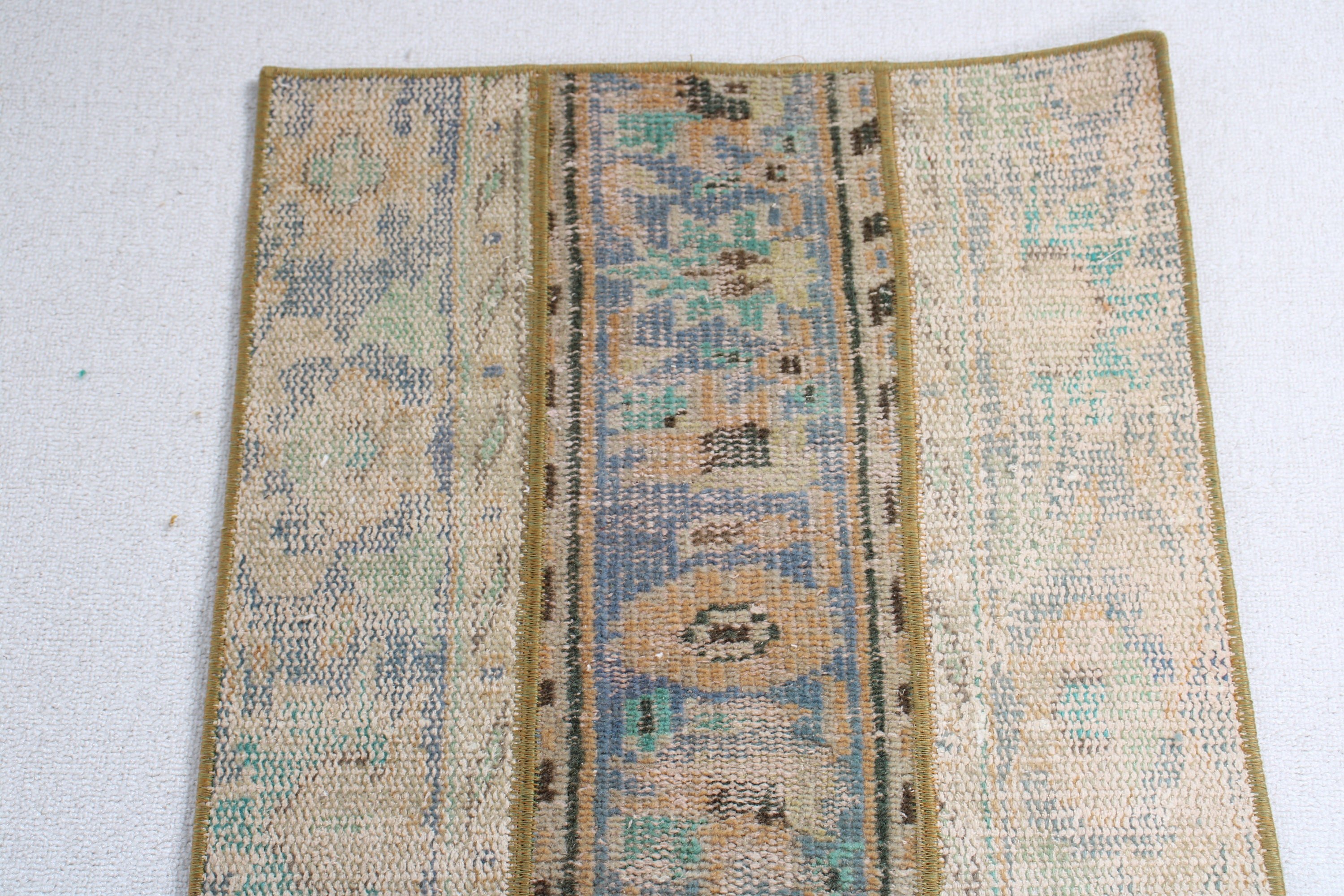 Mutfak Halıları, Düz Dokuma Halı, Oushak Halı, Yeşil Antika Halılar, Araba Paspas Halısı, Sanatsal Halı, Vintage Halılar, Türk Halısı, 1.8x3.2 ft Küçük Halılar