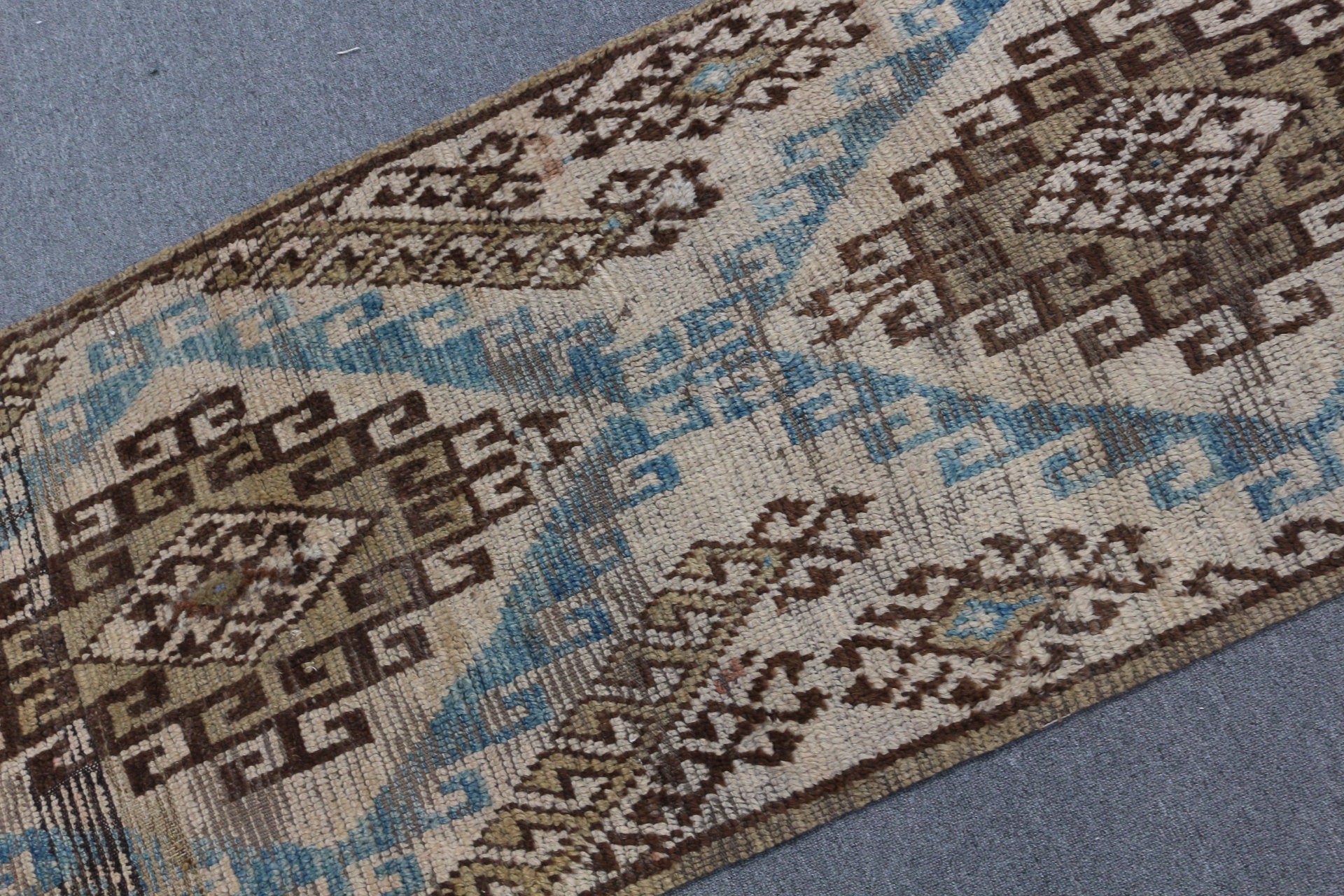 Kilim, Oriental Rugs, Vintage Rug, Turkish Rugs, Home Decor Rug, Kitchen Rug, Brown  2.7x6.4 ft Accent Rug, Bedroom Rugs