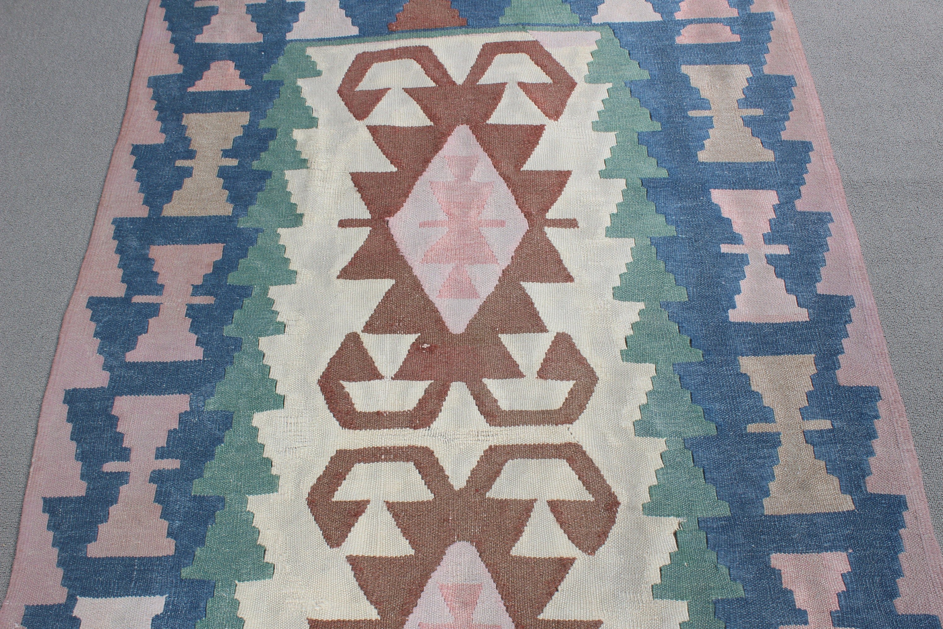 Vintage Halı, Kilim, Türk Halısı, Mutfak Halısı, Bej 3,7x5,8 ft Aksan Halıları, Lüks Halı, Vintage Vurgu Halısı, Açıklama Halısı