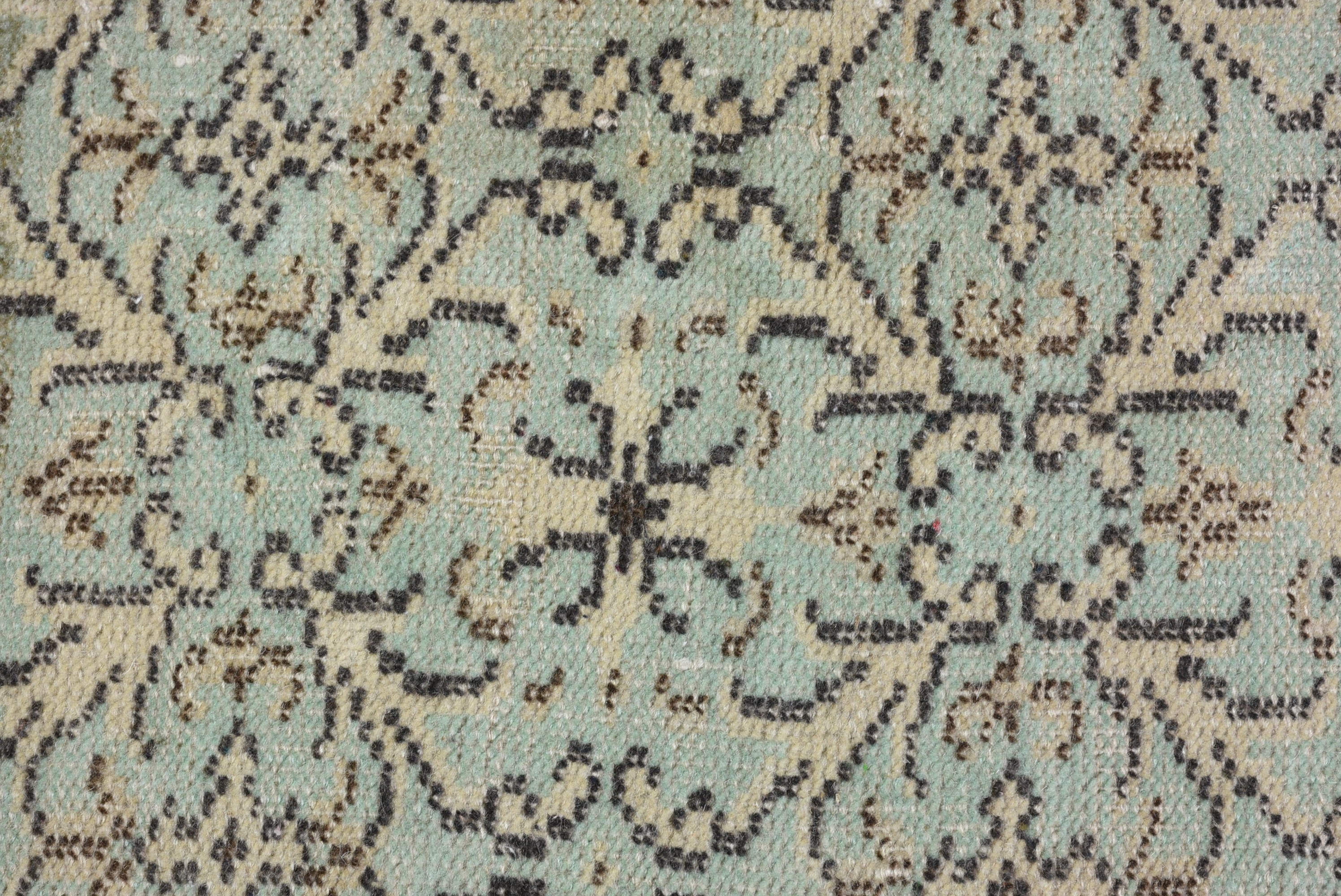 Living Room Rugs, Green  4.3x7.4 ft Area Rug, Anatolian Rug, Vintage Rug, Kitchen Rug, Rugs for Floor, Turkish Rug, Cool Rug