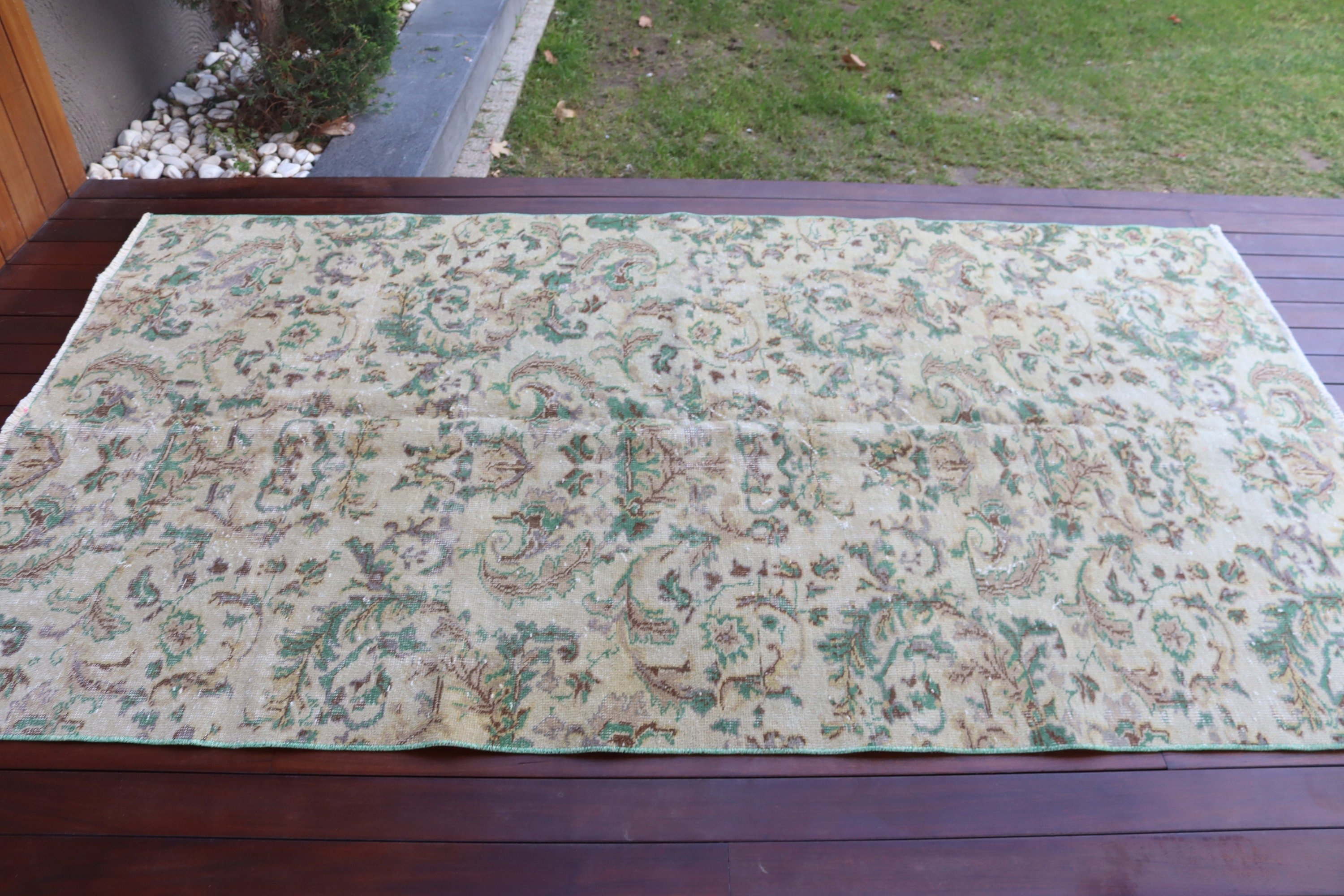 Türk Halıları, Oturma Odası Halıları, Lüks Halı, Yemek Odası Halıları, Vintage Halılar, Bej Açıklama Halısı, 4,5x7,9 ft Alan Halısı, Boho Halısı, Nötr Halı