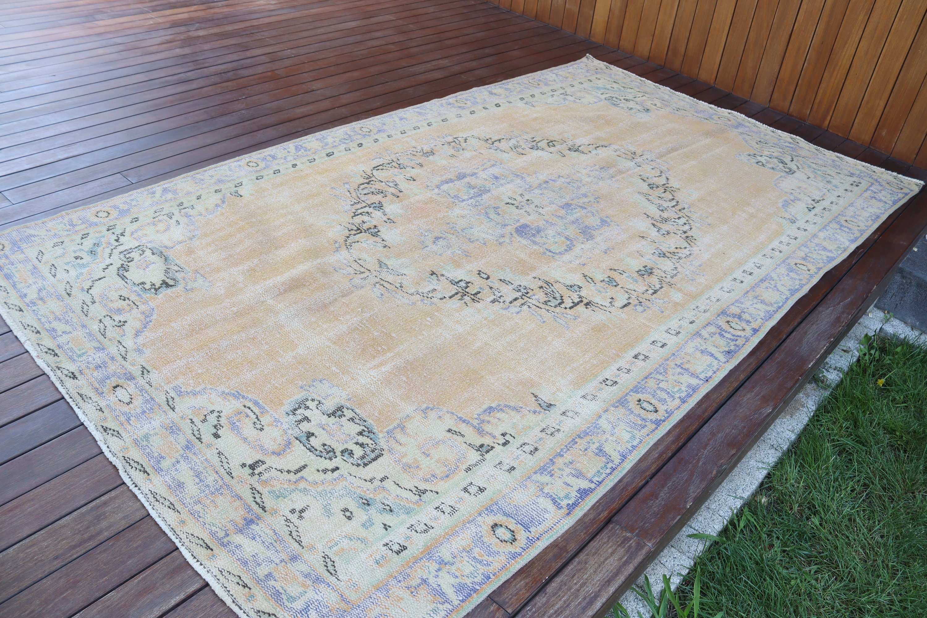 Turkish Rug, Beige Flatweave Rugs, Modern Rug, Vintage Rugs, Ethnic Rug, 5.2x8.9 ft Large Rugs, Salon Rug, Neutral Rugs, Dining Room Rug