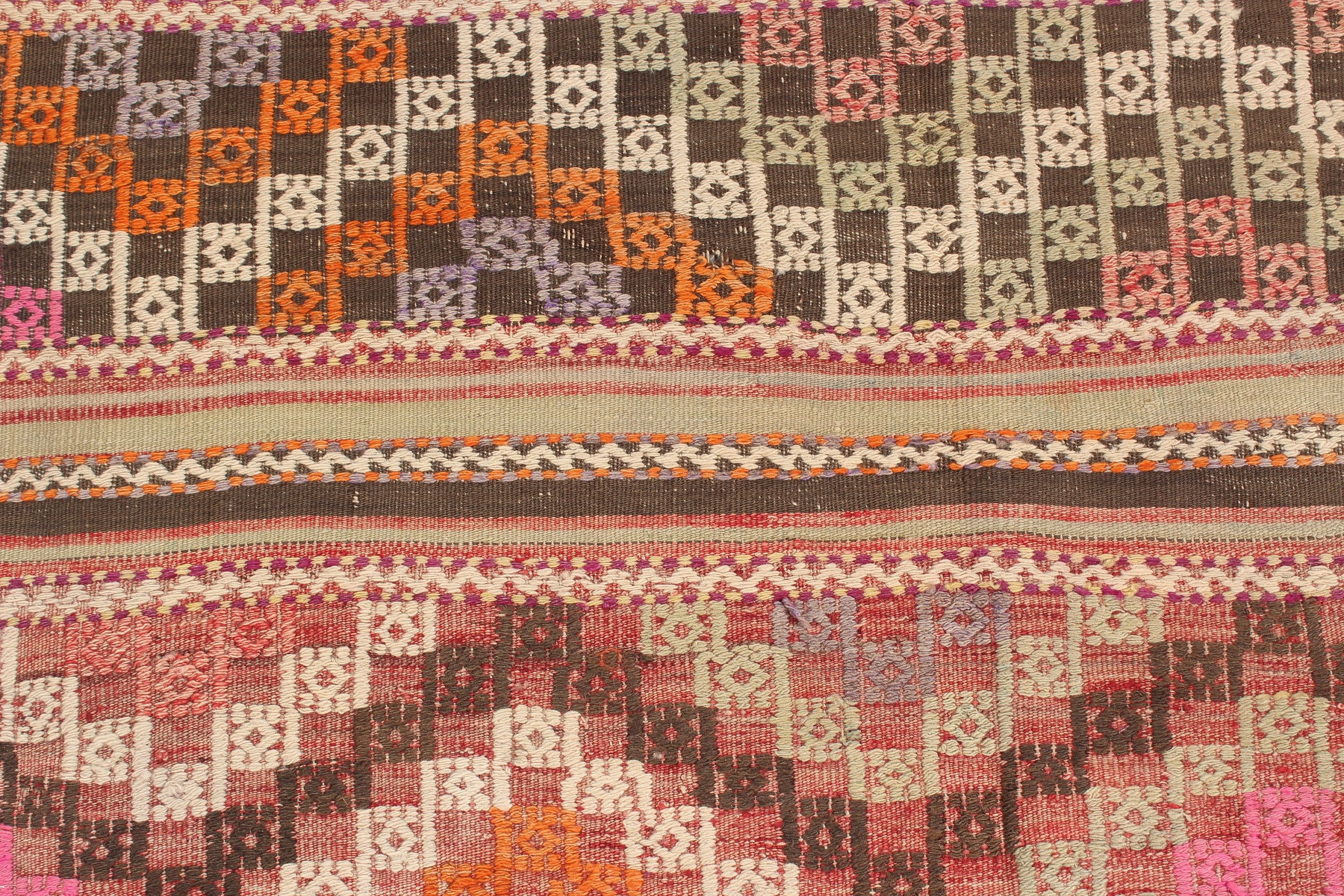 Kitchen Rug, Entry Rug, 3.7x5.3 ft Accent Rugs, Boho Rug, Nursery Rugs, Kilim, Luxury Rugs, Turkish Rug, Vintage Rug, Orange Anatolian Rug