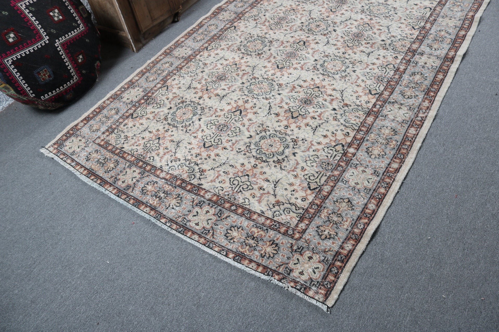 5,2x8,8 ft Büyük Halılar, Vintage Halılar, Yatak Odası Halıları, Büyük Boho Halısı, Bej Mutfak Halısı, Oryantal Halılar, El Dokuma Halılar, Aztek Halısı, Türk Halısı