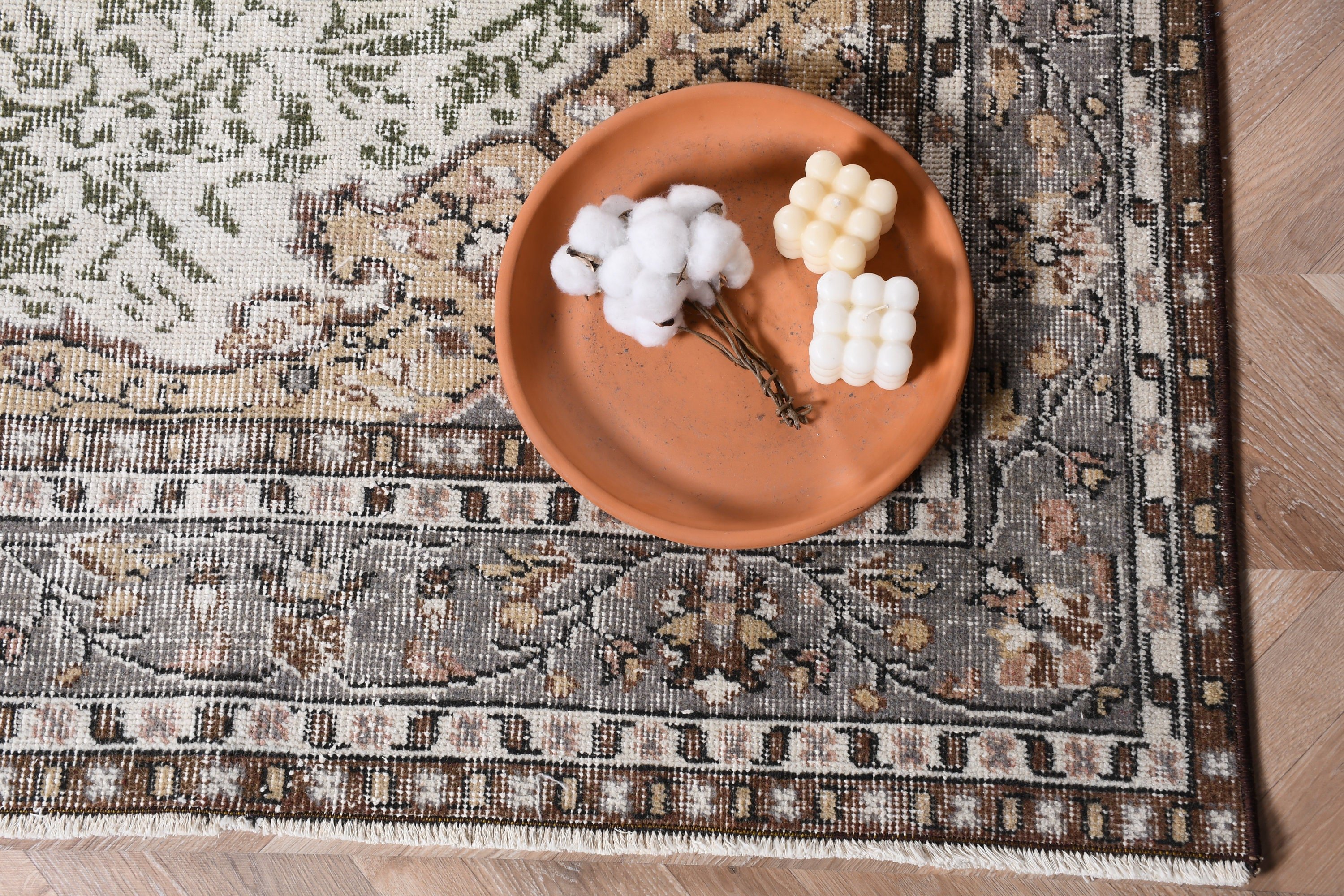 Vintage Rug, Oriental Rugs, Turkish Rug, Bedroom Rugs, Living Room Rug, 5.6x8.8 ft Large Rugs, Dorm Rug, White Moroccan Rugs