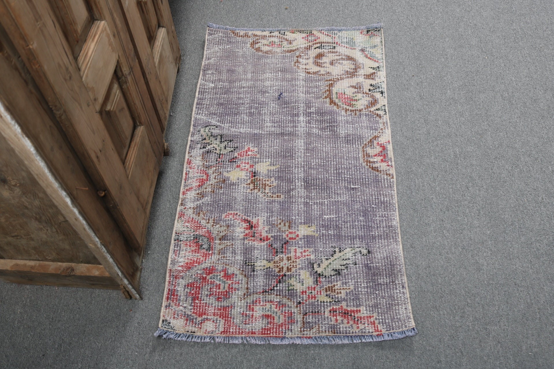 Nursery Rugs, Kitchen Rugs, Purple Floor Rugs, Turkish Rug, 1.9x3.5 ft Small Rugs, Vintage Rug, Wall Hanging Rugs, Luxury Rug, Boho Rug