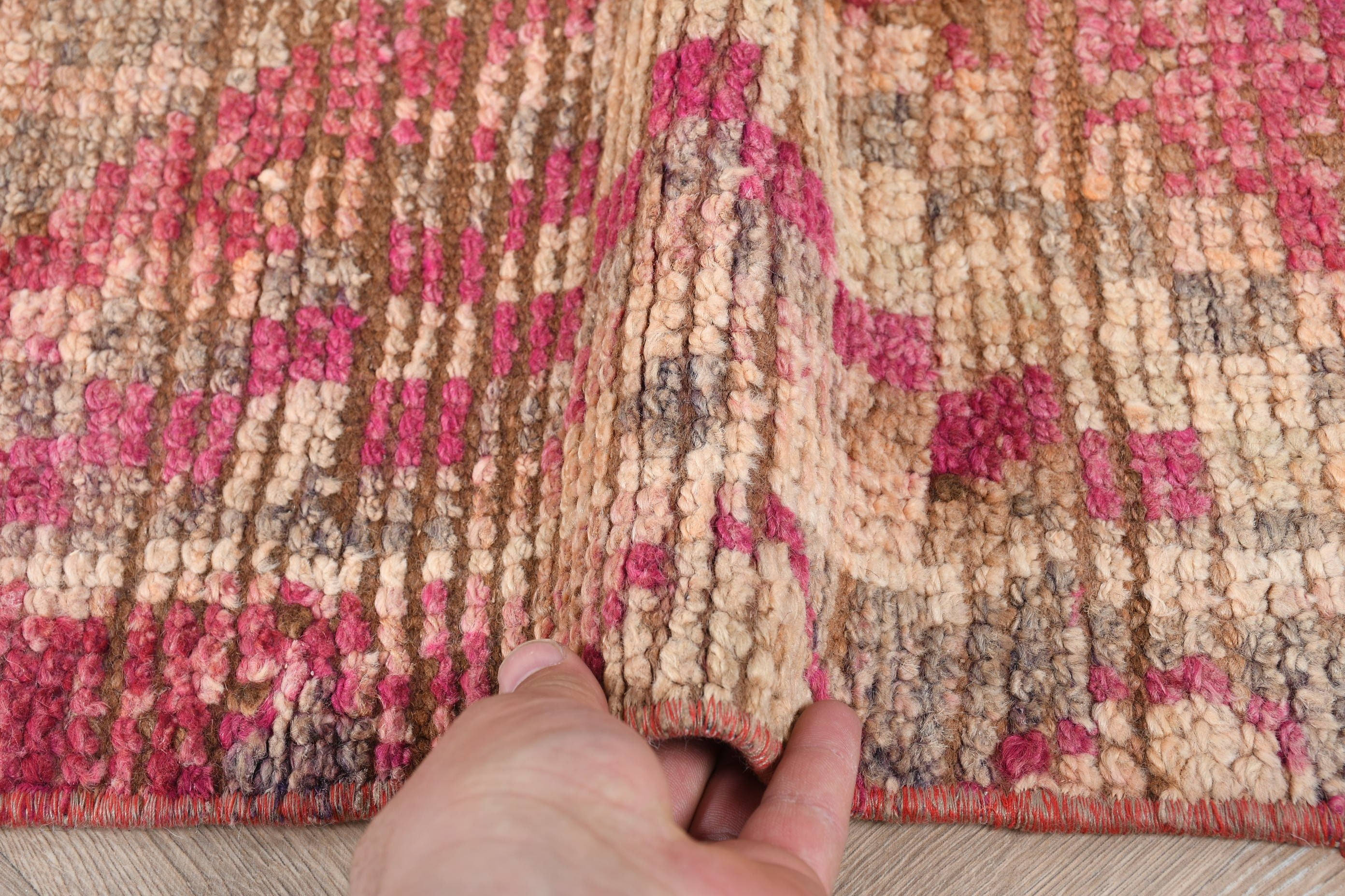 Türk Halısı, Pembe Yatak Odası Halısı, Vintage Halı, Koridor Halıları, 2.6x11.2 ft Runner Halısı, Anadolu Halısı, Koridor Halıları, Boho Halısı