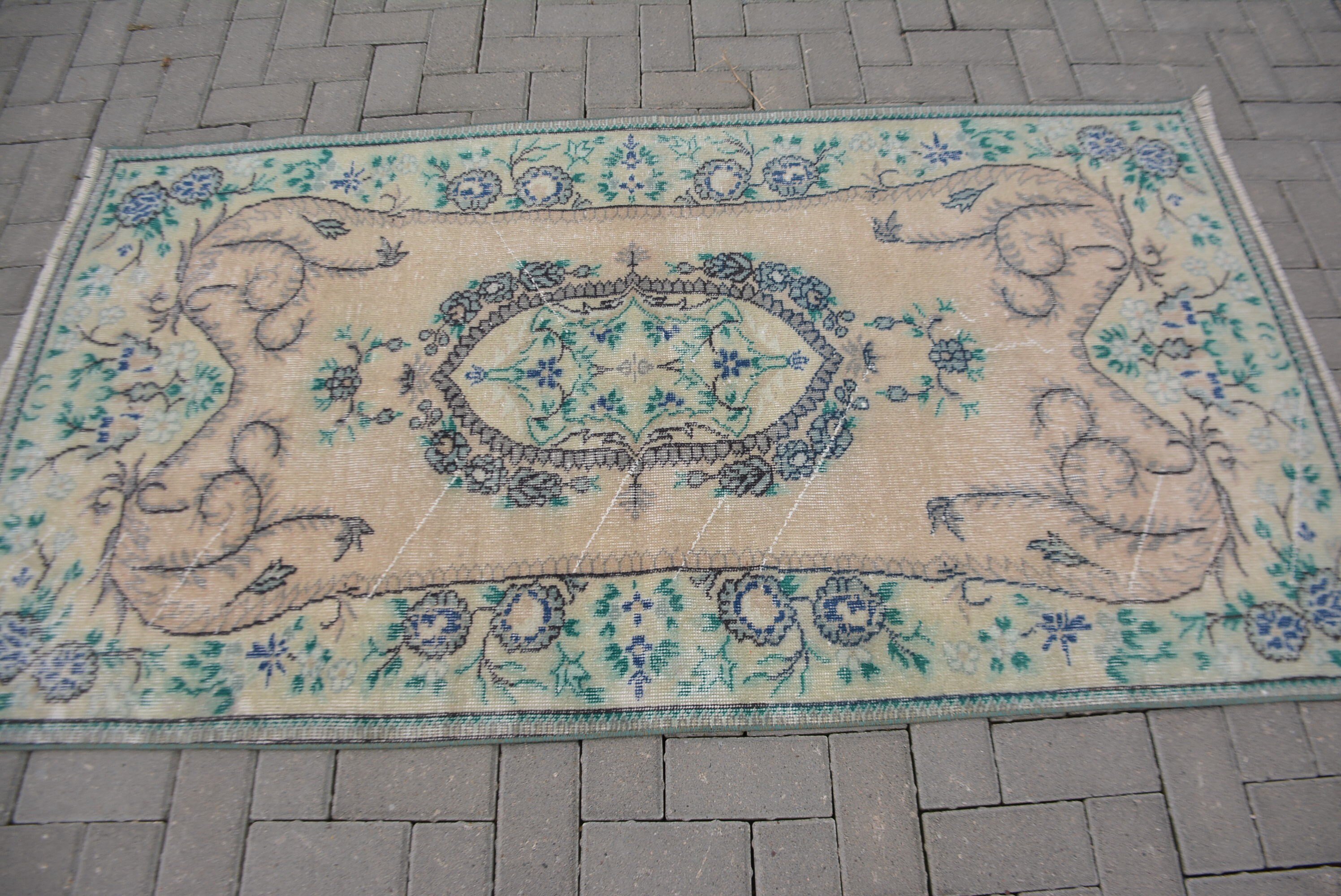 Kitchen Rugs, Bedroom Rug, Outdoor Rug, Antique Rug, Vintage Rug, 3.5x6.6 ft Accent Rugs, Nursery Rugs, Rugs for Nursery, Turkish Rug