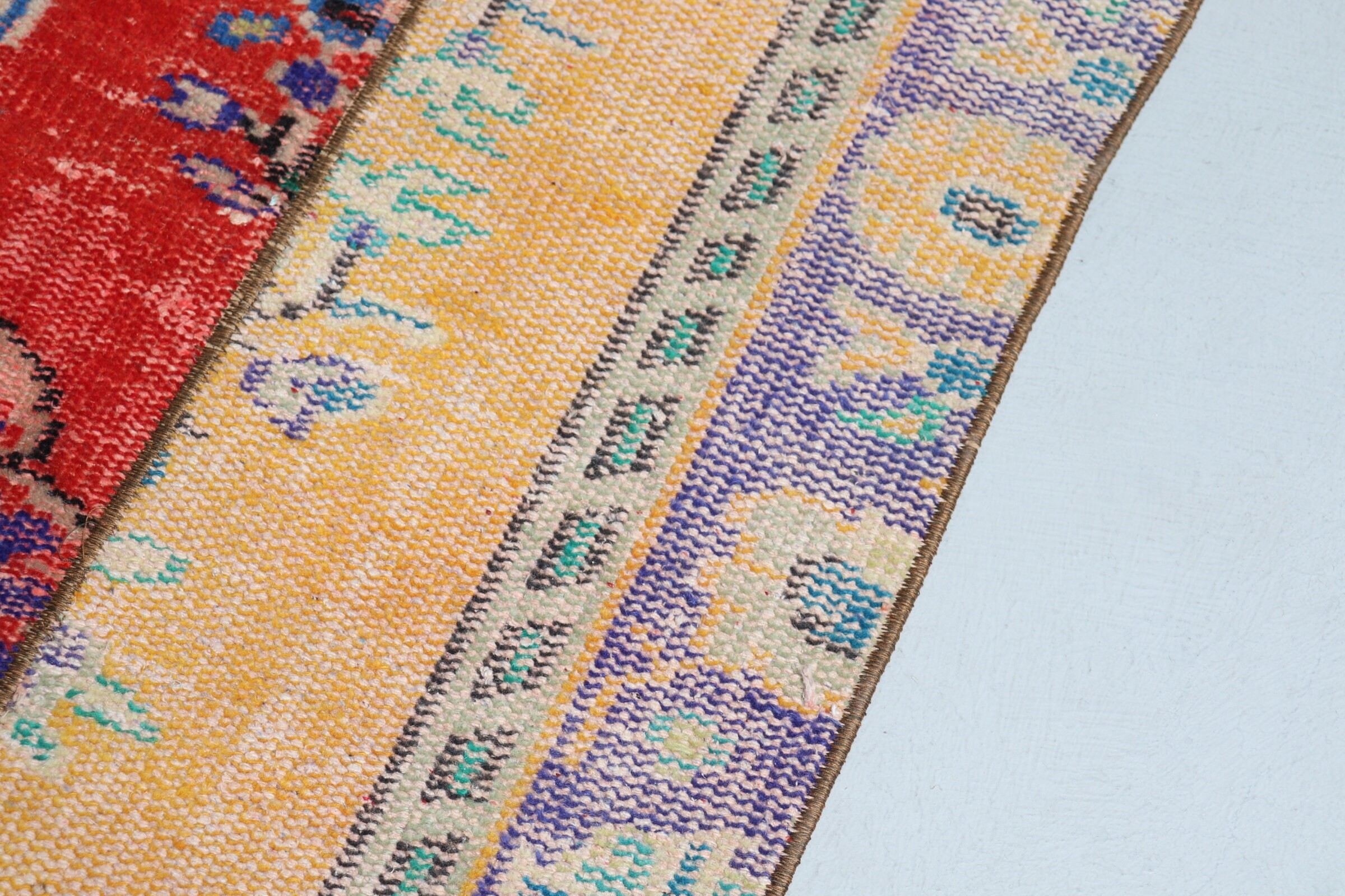 Kitchen Rug, Vintage Rugs, Old Rug, 3.7x7.2 ft Area Rugs, Bedroom Rug, Turkish Rug, Red Bedroom Rug, Floor Rugs, Cute Rug, Rugs for Nursery