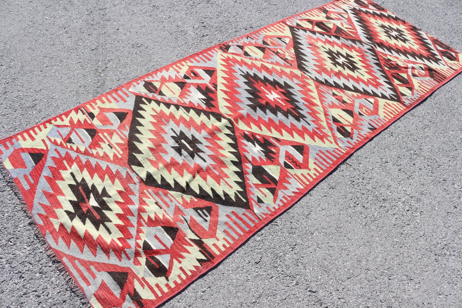 Mutfak Halısı, Türk Halısı, Sanat Halısı, Vintage Halı, 3,2x8,7 ft Runner Halıları, Koridor Halıları, Kırmızı Oryantal Halılar, Oushak Halıları, Kilim