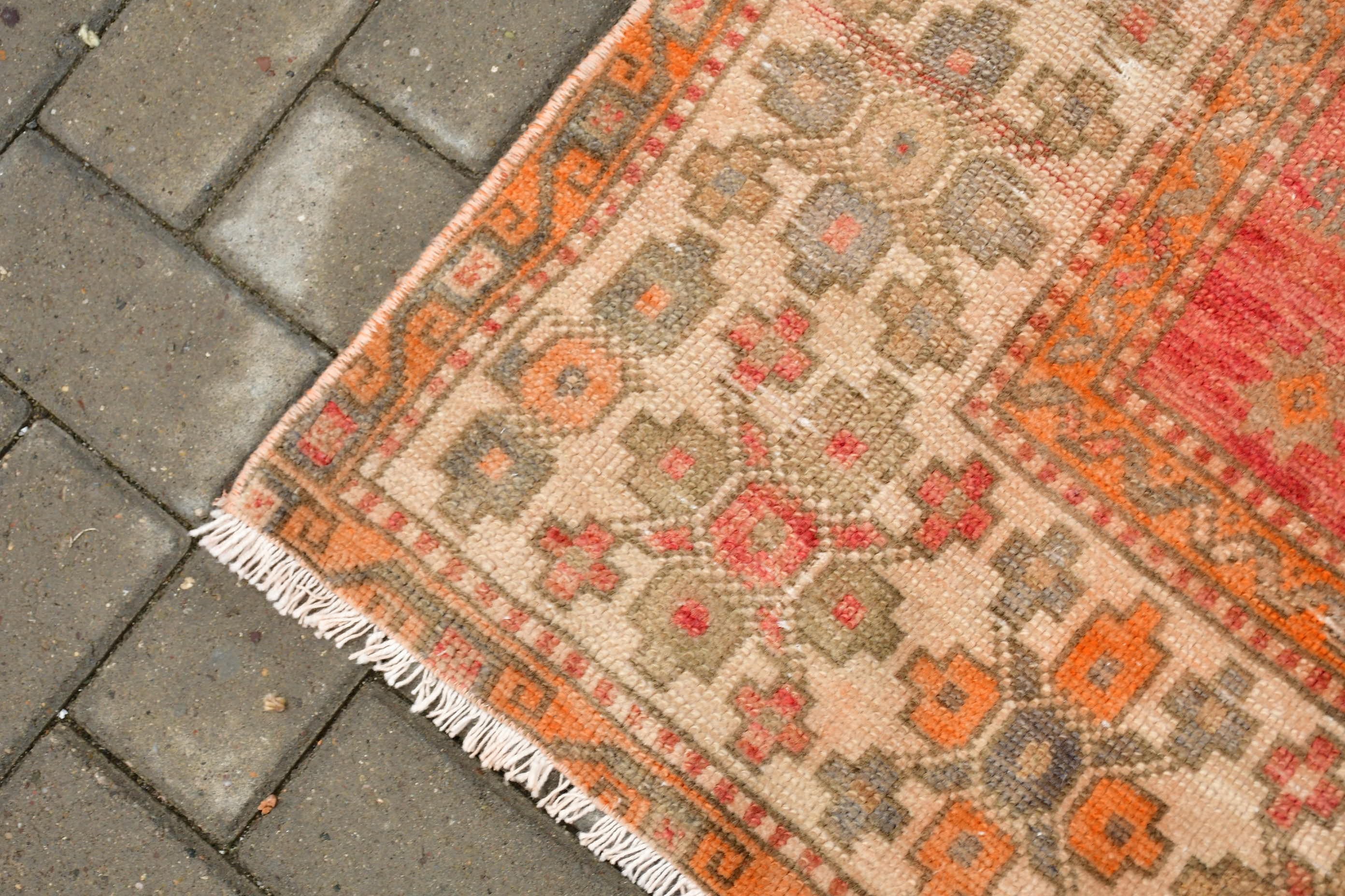 Oushak Rug, 4.7x6.7 ft Area Rug, Vintage Rug, Rugs for Floor, Bedroom Rug, Dining Room Rugs, Kitchen Rug, Turkish Rug, Red Home Decor Rug