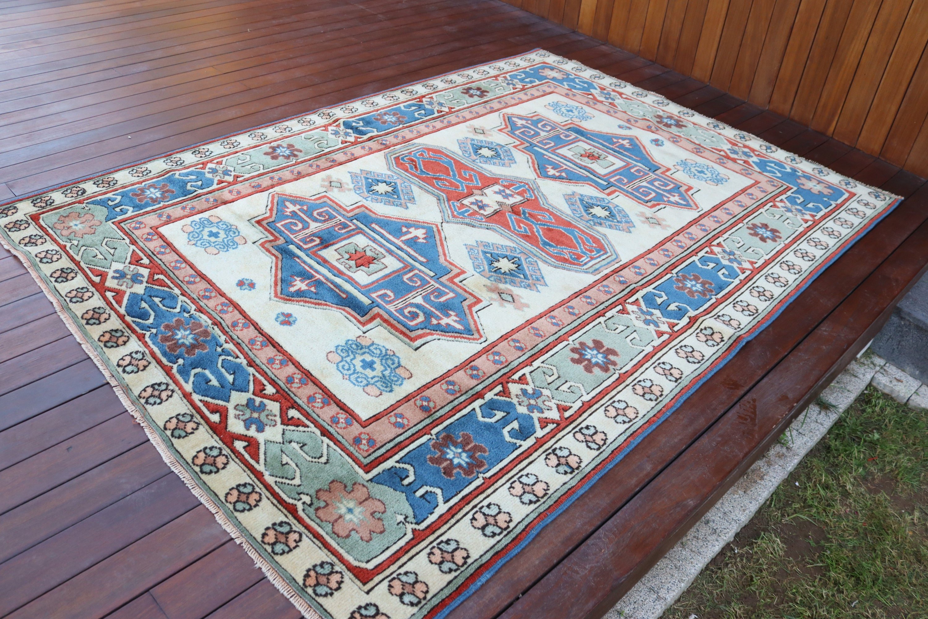 Statement Rugs, Red Boho Rugs, Turkish Rug, Large Boho Rug, Vintage Rugs, Aztec Rug, Kitchen Rugs, 5.2x8.6 ft Large Rugs, Large Vintage Rug