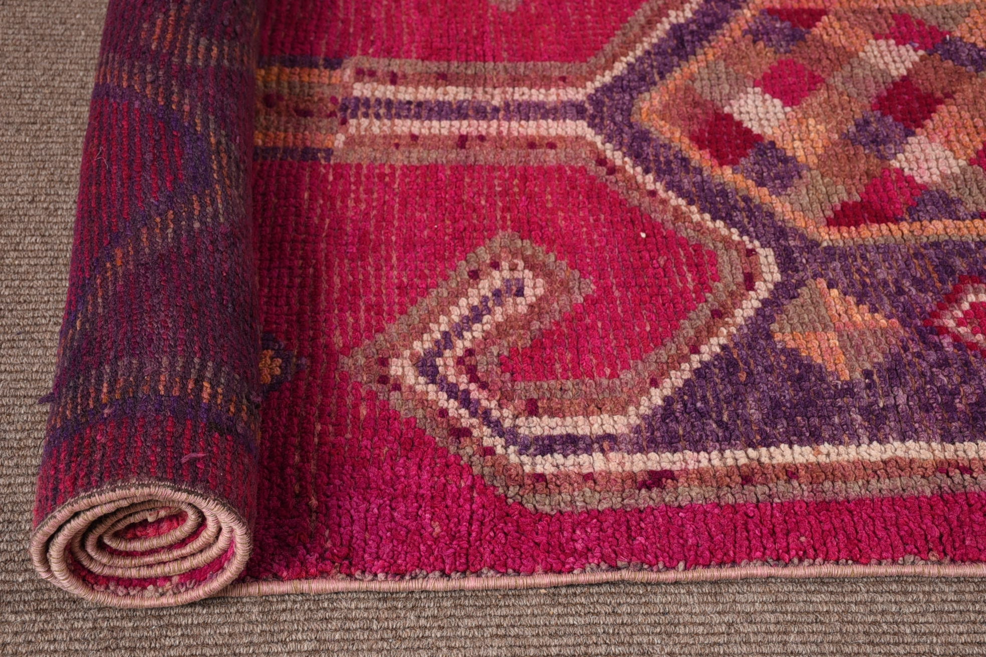 Oushak Rugs, Turkish Rugs, Stair Rug, Kitchen Rug, Vintage Rug, 3.3x11.2 ft Runner Rugs, Rugs for Corridor, Abstract Rug, Hallway Rugs