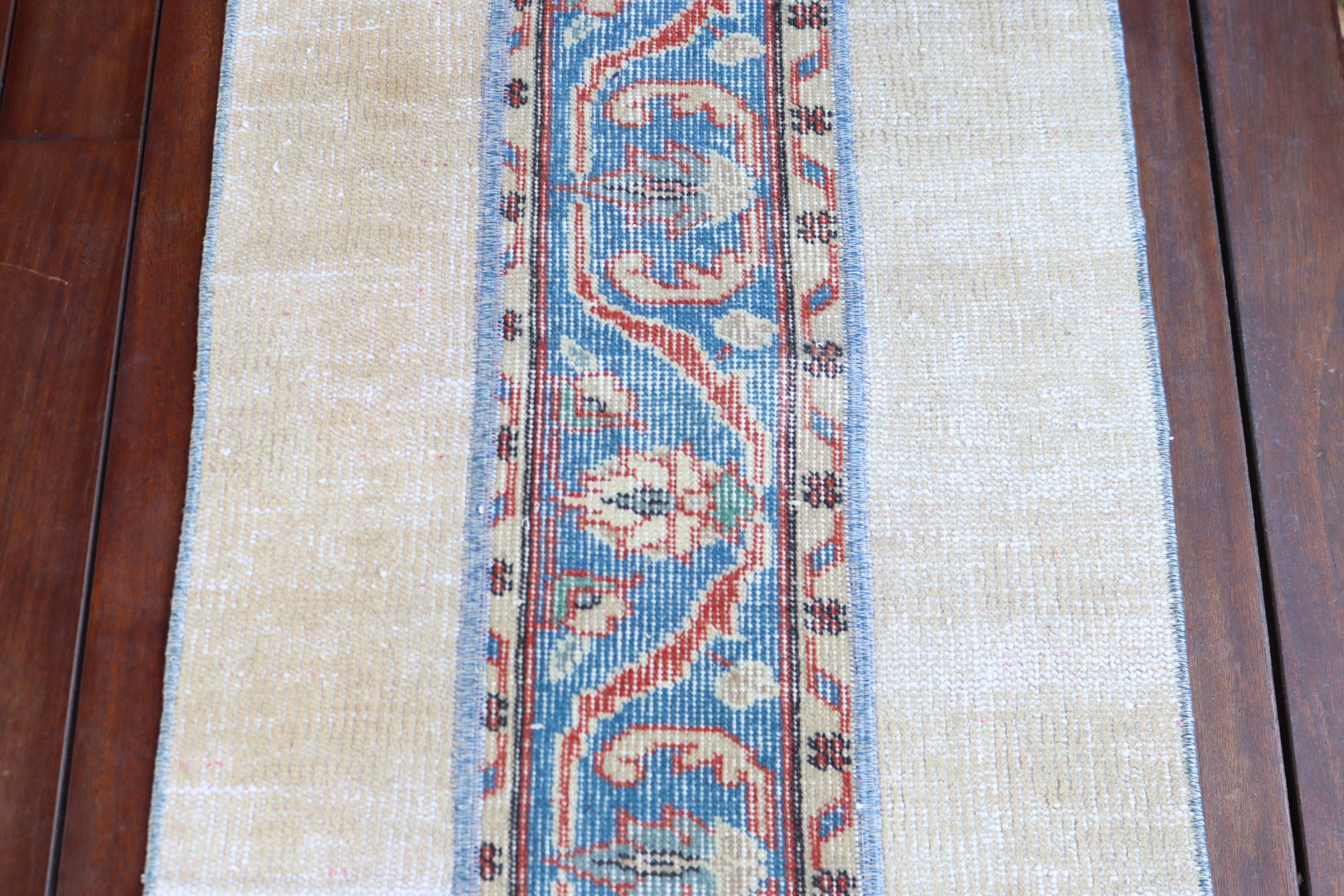 Türk Halıları, 1.8x3.9 ft Küçük Halılar, Bej Modern Halı, Küçük Vintage Halılar, Banyo Halısı, Modern Halı, Antika Halılar, Vintage Halı, Giriş Halıları