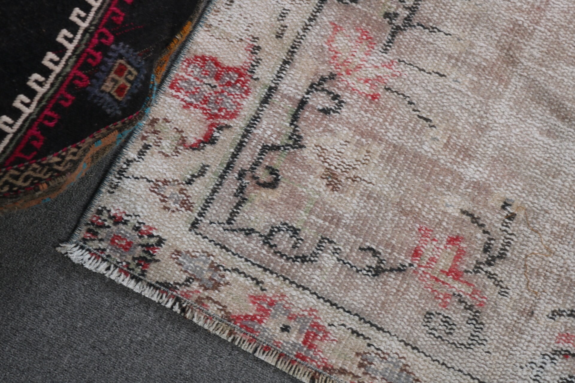 Beige Anatolian Rugs, Nursery Rugs, Cool Rug, Turkish Rug, Oriental Rug, Rugs for Nursery, Bedroom Rugs, Vintage Rugs, 3x6.4 ft Accent Rug