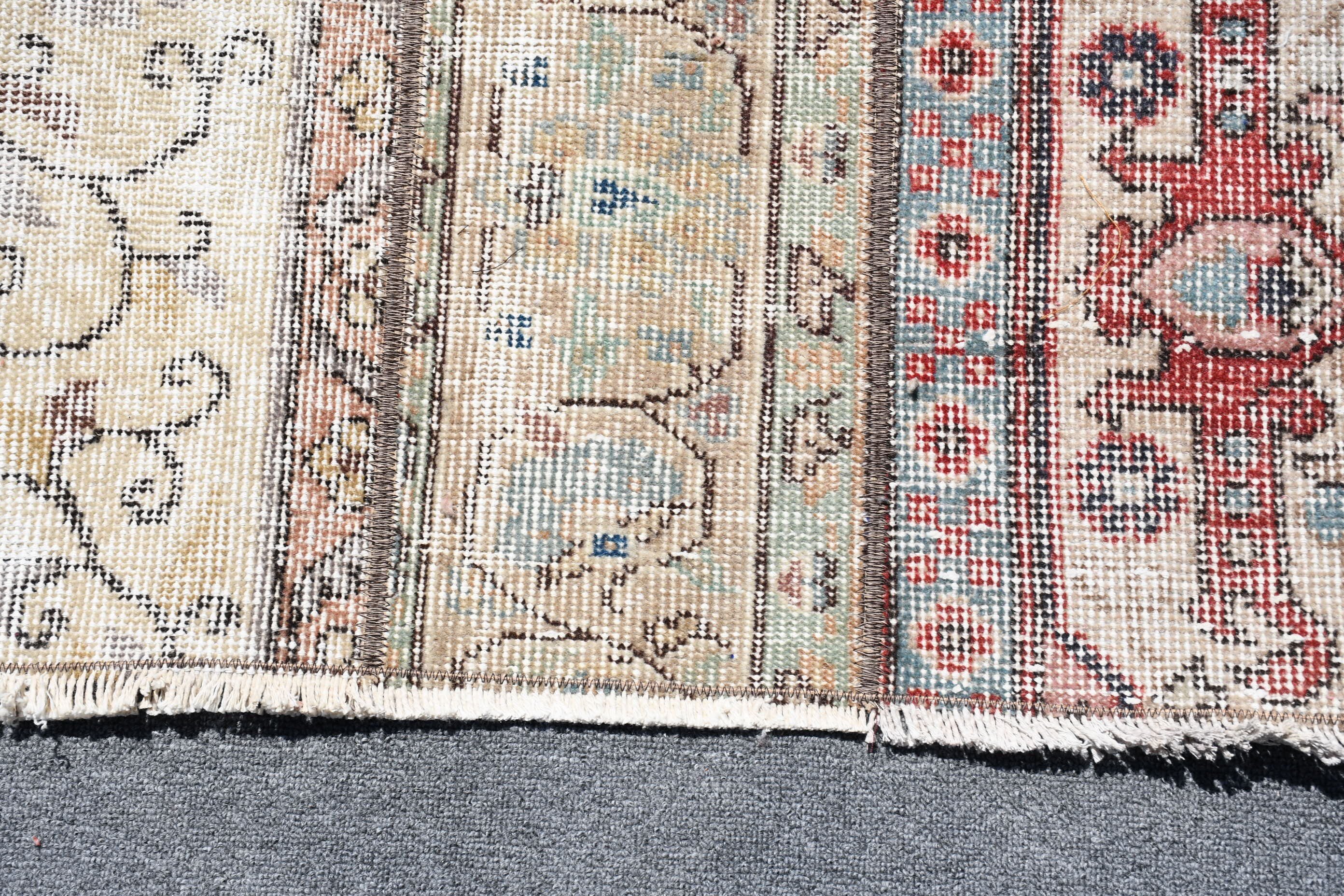 Bedroom Rug, Kitchen Rugs, Rugs for Entry, Moroccan Rug, Turkish Rug, Vintage Rug, Turkey Rug, Beige Wool Rugs, 3.7x6.3 ft Accent Rugs