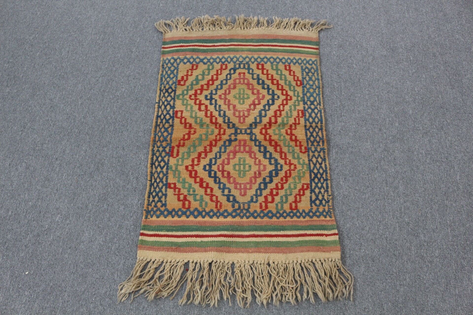 Kapı Paspası Halıları, Türk Halıları, Kilim, Giriş Halısı, 1,9x3 ft Küçük Halılar, Banyo Halısı, Mutfak Halıları, Kahverengi Soğuk Halı, Oushak Halıları, Vintage Halı