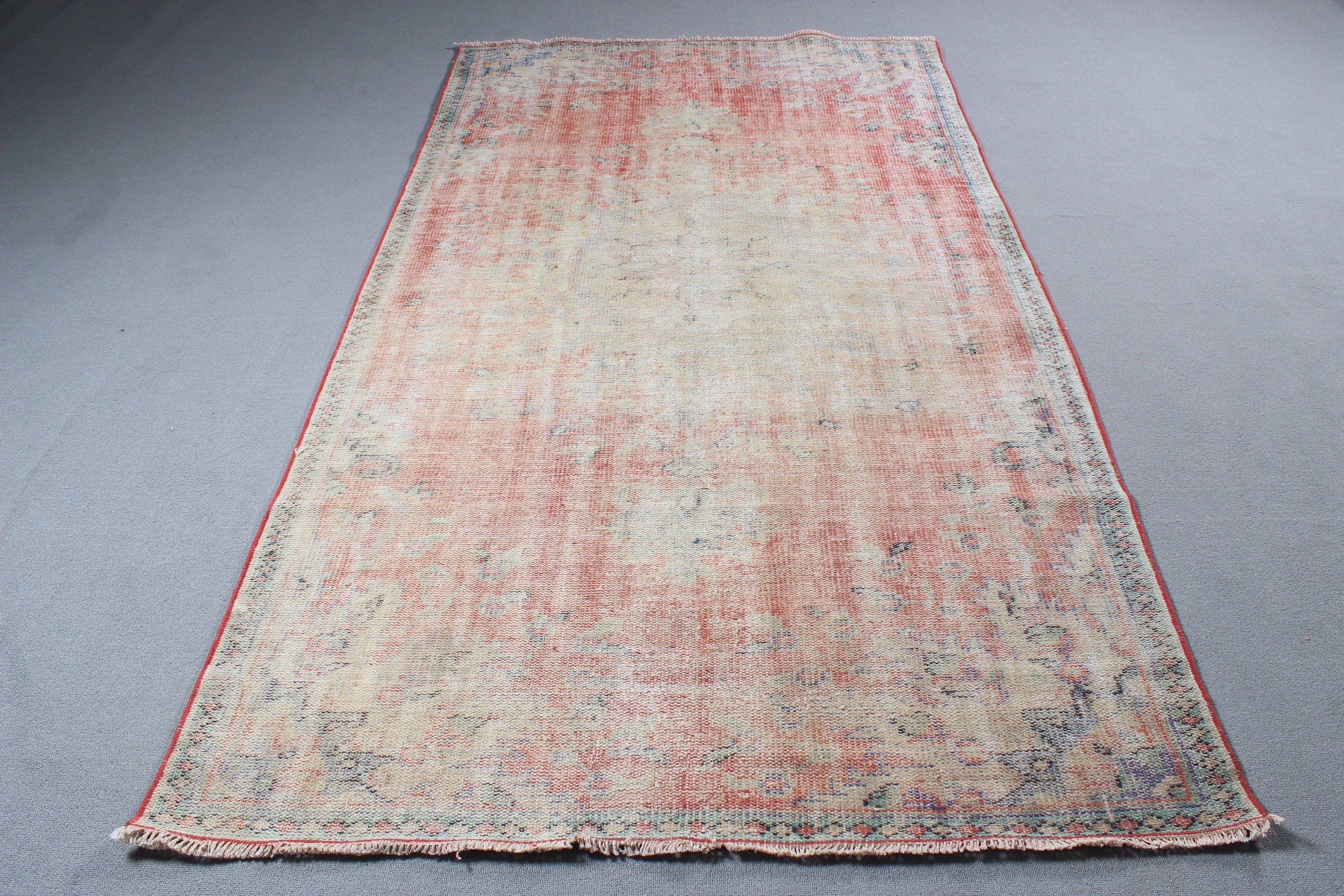 Beige Anatolian Rug, 5x9.1 ft Large Rugs, Vintage Rugs, Statement Rug, Large Vintage Rug, Turkish Rugs, Handwoven Rugs, Salon Rugs