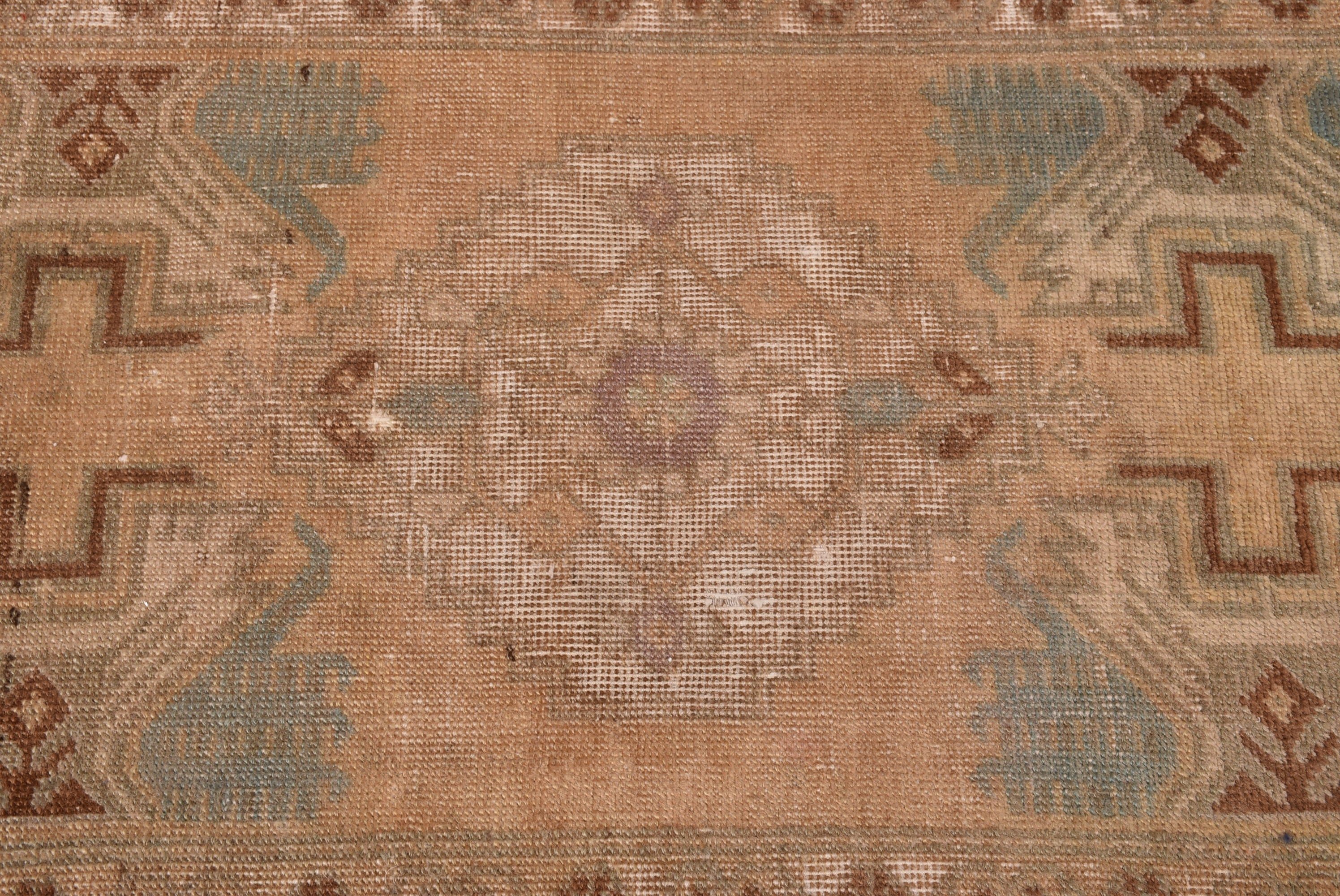 Vintage Rug, Organic Rug, Bath Rugs, 1.4x2.8 ft Small Rug, Green Antique Rugs, Statement Rugs, Bedroom Rug, Home Decor Rugs, Turkish Rugs