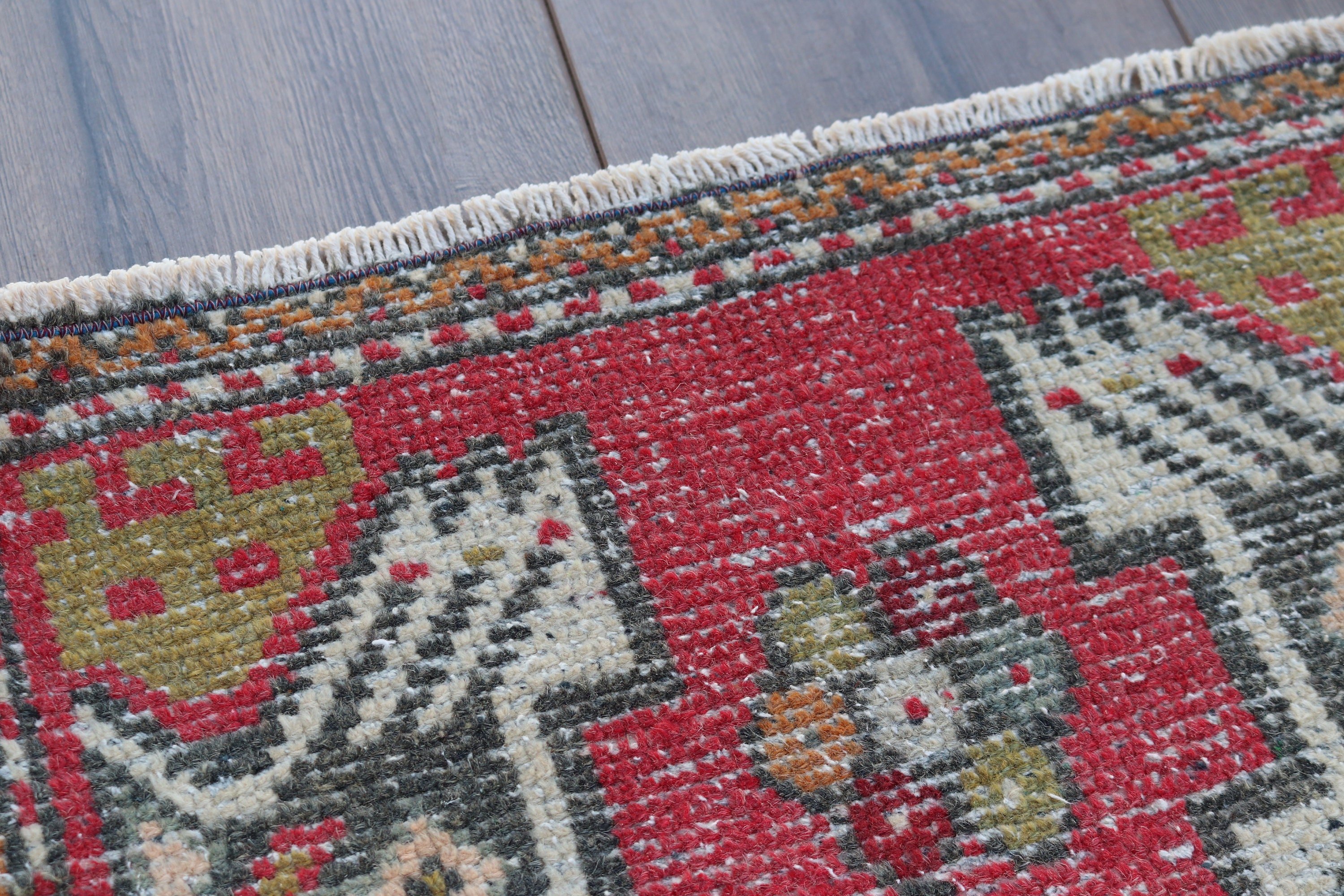 Turkish Rugs, Moroccan Rug, Cool Rug, Door Mat Rugs, Bath Rugs, Red Bedroom Rugs, 1.6x3.2 ft Small Rugs, Vintage Rugs, Rugs for Nursery