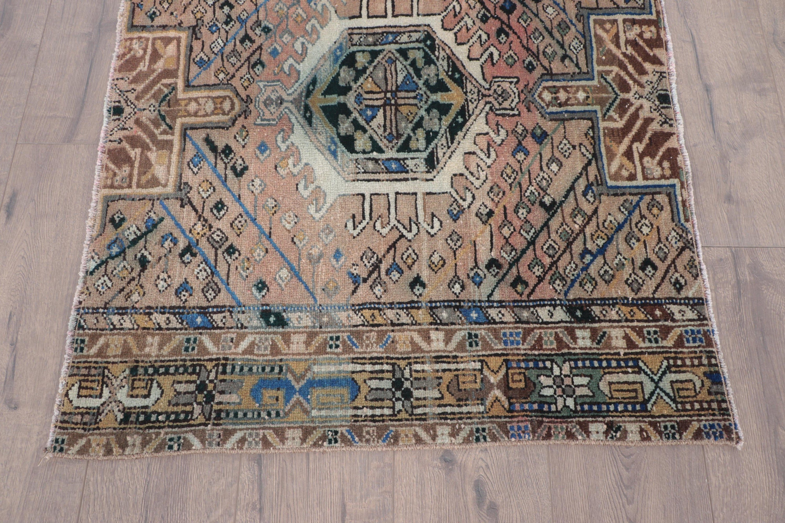 Turkish Rugs, Bronze Floor Rugs, Vintage Rugs, Bathroom Rug, Kitchen Rugs, Anatolian Rugs, 2.8x3.3 ft Small Rugs, Small Vintage Rugs