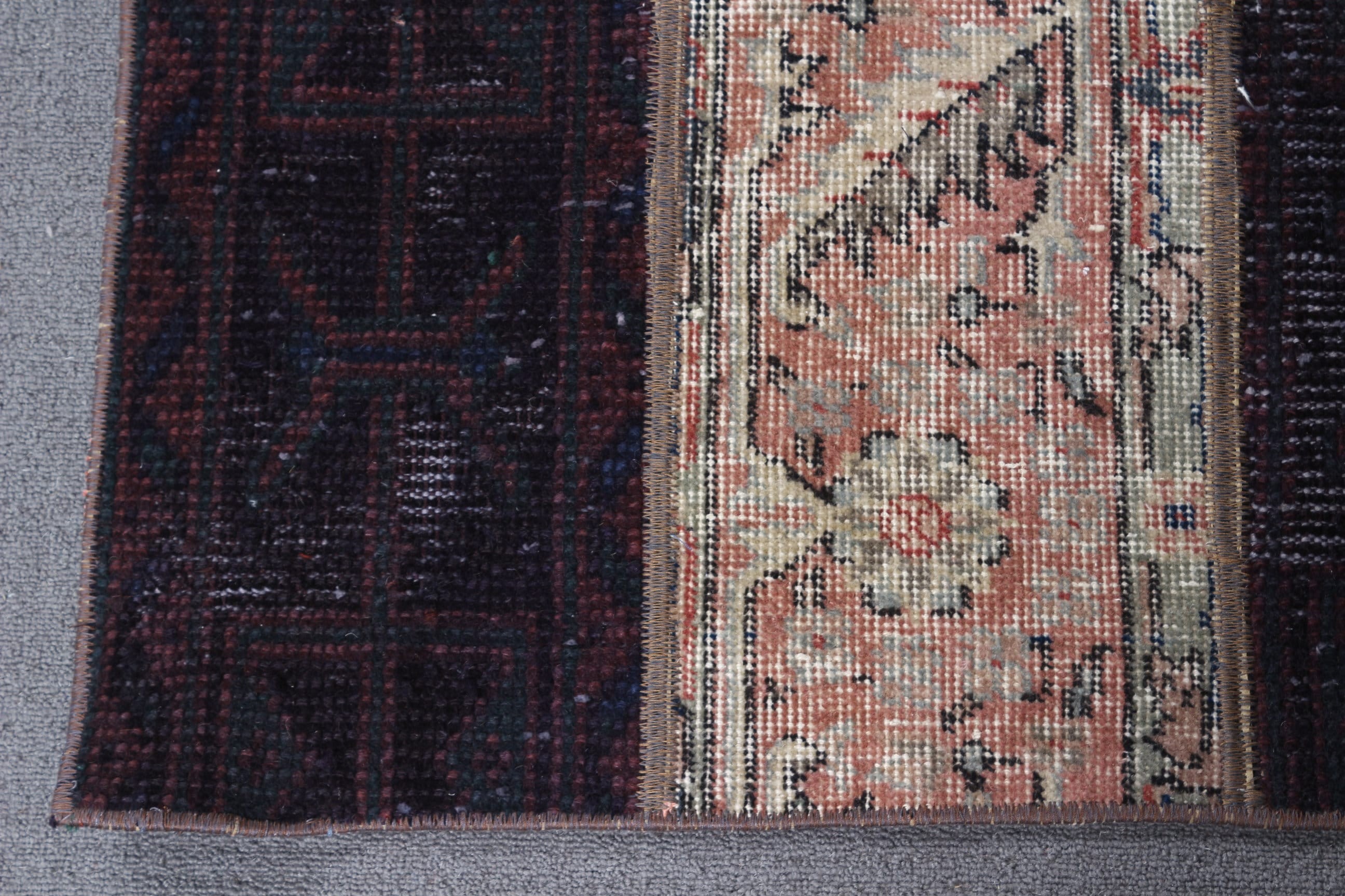 Vintage Halı, Kapı Paspası Halısı, 2.1x3.2 ft Küçük Halılar, Yatak Odası Halıları, Türkiye Halısı, Oryantal Halı, Türk Halısı, Yatak Odası Halısı, Bej Mutfak Halısı