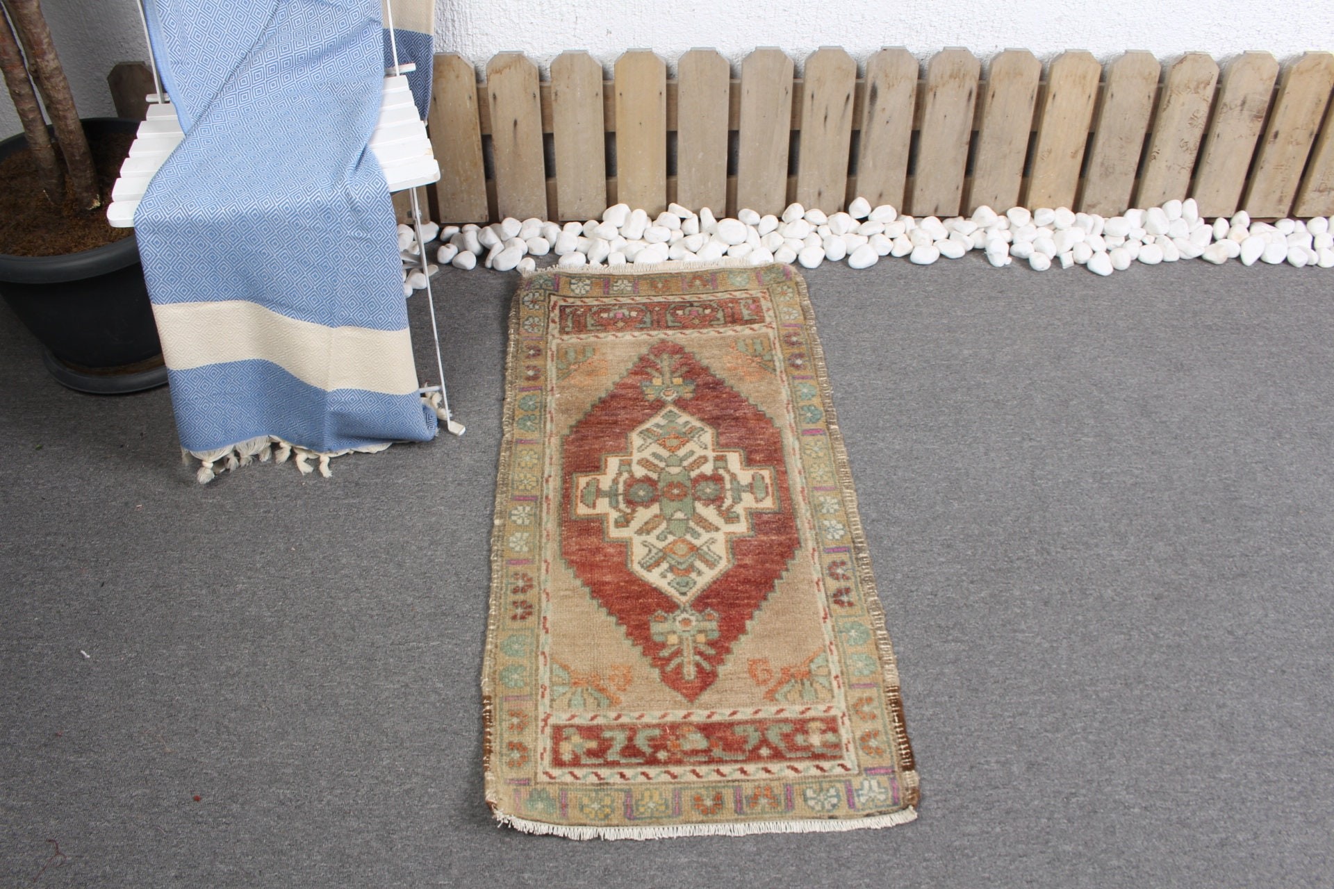 Yatak Odası Halıları, Fas Halısı, Vintage Halı, 1.7x3.4 ft Küçük Halı, Çocuk Halısı, Yatak Odası Halıları, Mor Zemin Halısı, Doğal Halı, Türk Halısı