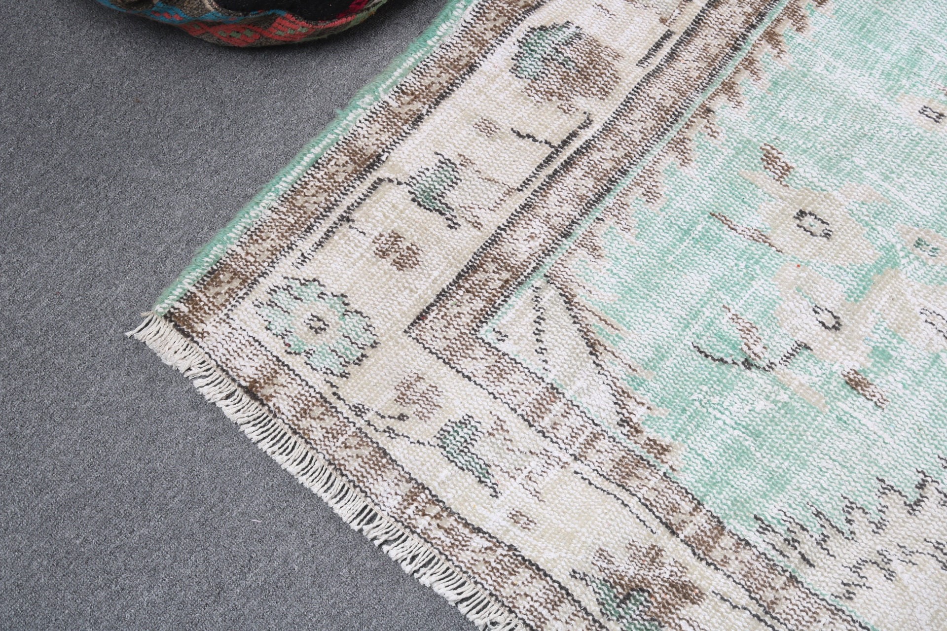 Living Room Rug, Tribal Rug, Green Cool Rug, Kitchen Rug, Turkish Rugs, Large Boho Rug, Vintage Rug, Moroccan Rugs, 6.3x9.4 ft Large Rugs