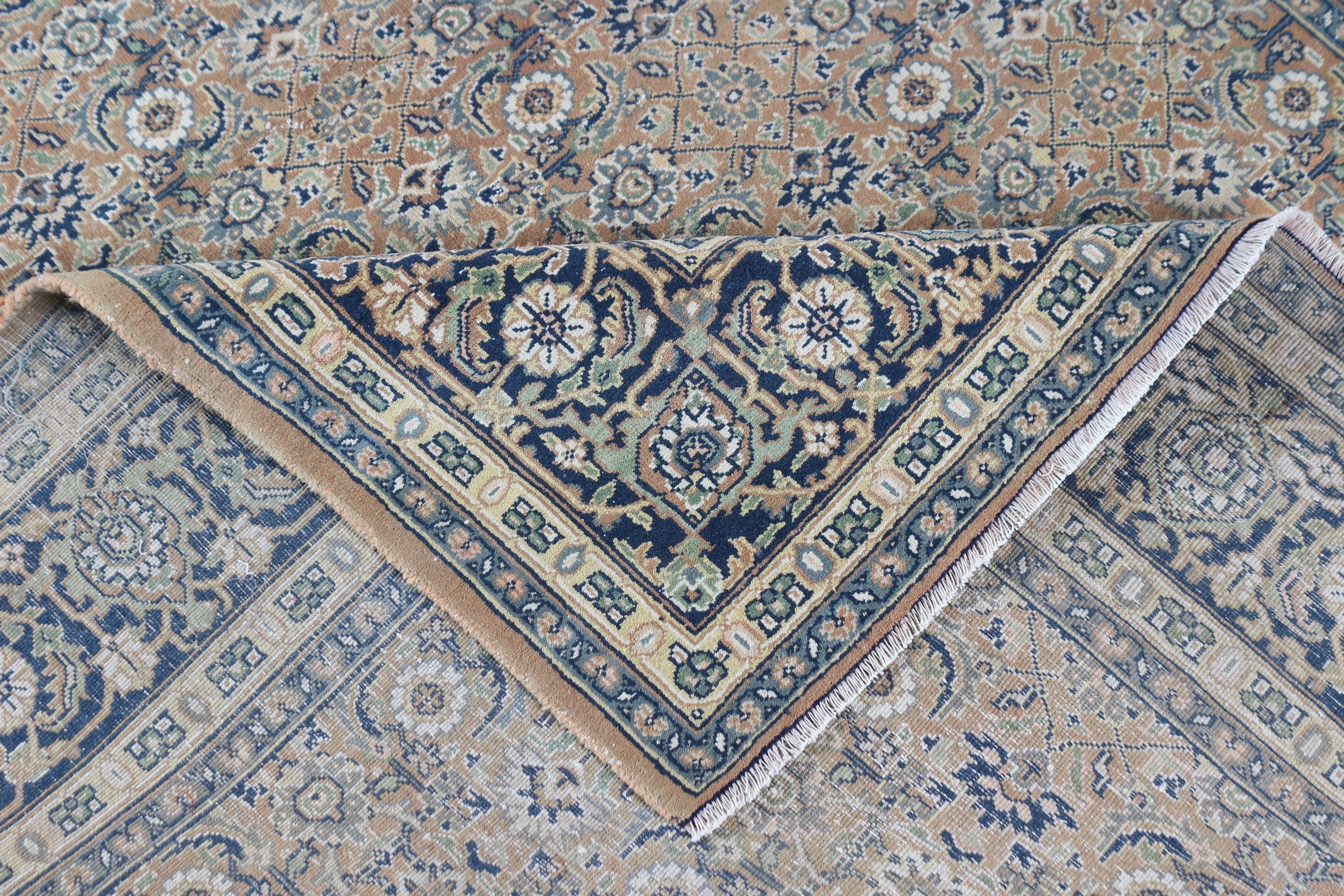 Anadolu Halıları, Yatak Odası Halıları, Siyah Anadolu Halısı, Türk Halısı, Oturma Odası Halısı, Vintage Halı, 6.6x9.3 ft Büyük Halı, Büyük Oushak Halısı