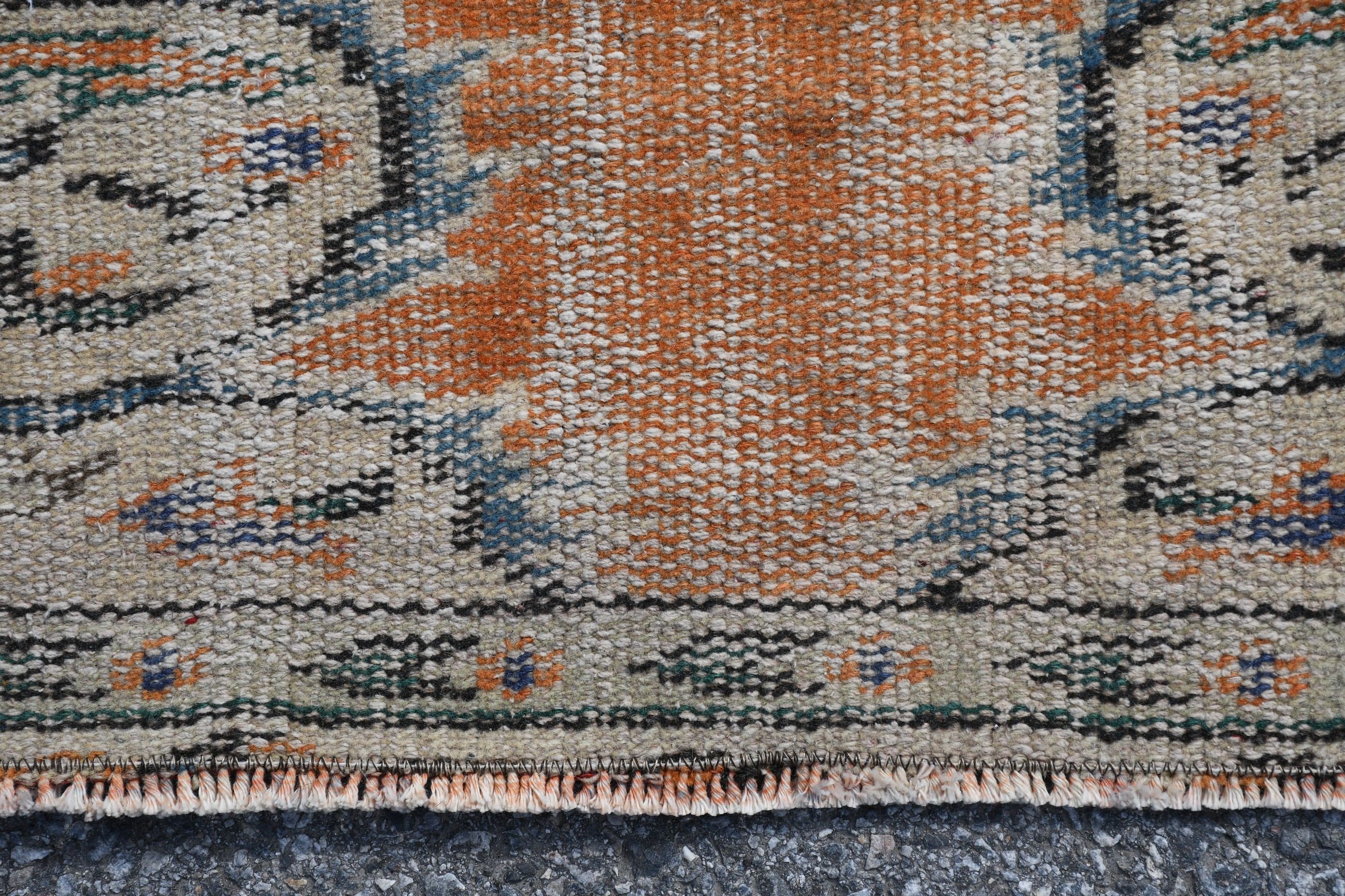 Bedroom Rug, Kitchen Rugs, Home Decor Rug, Moroccan Rugs, 3.1x6.2 ft Accent Rug, Turkish Rugs, Orange Anatolian Rugs, Art Rug, Vintage Rugs