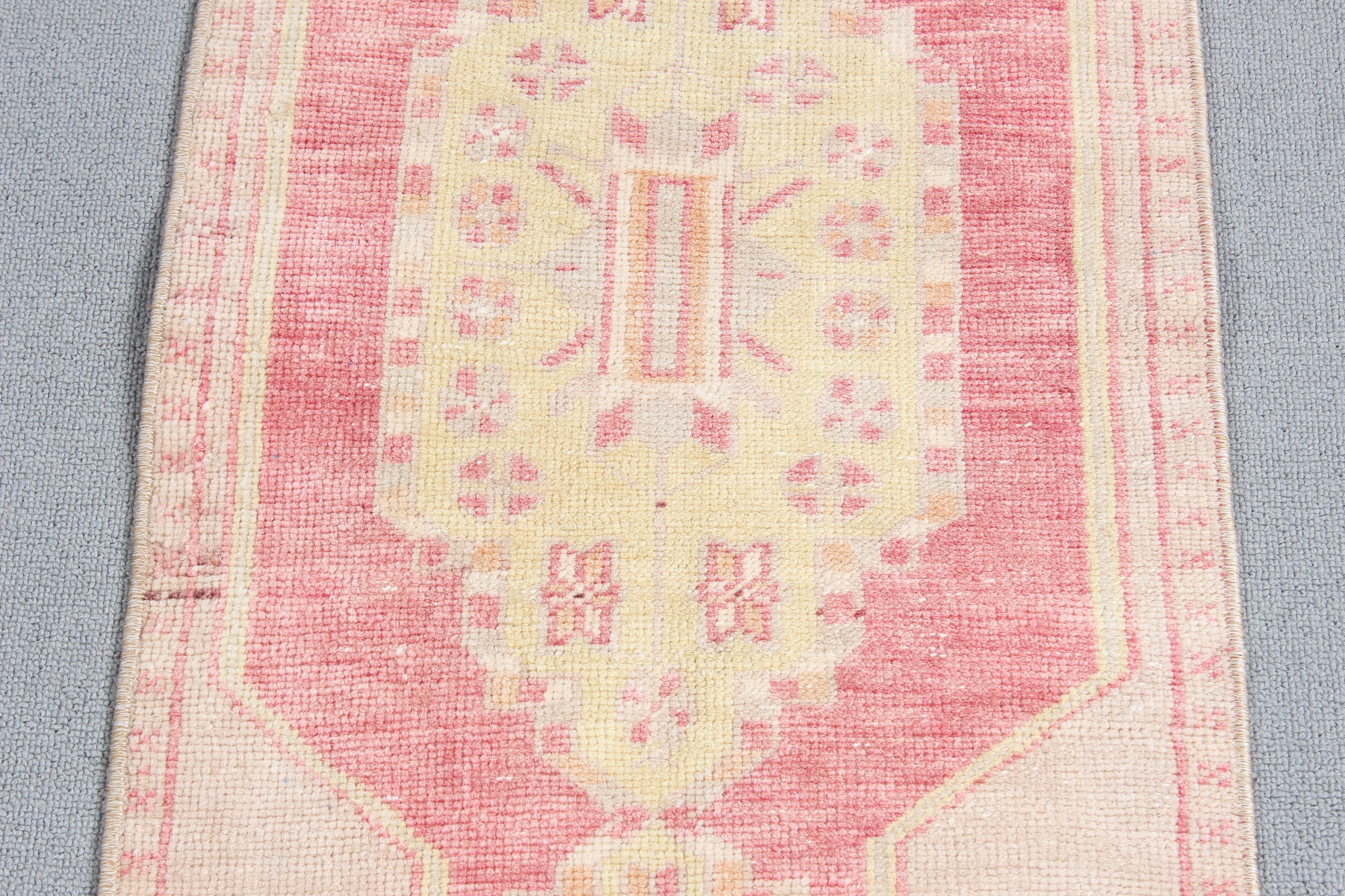 Küçük Alan Halıları, Boho Halısı, Küçük Boho Halıları, 1,4x3,7 ft Küçük Halı, Pembe Mutfak Halıları, Türk Halıları, Fas Halıları, Vintage Halılar