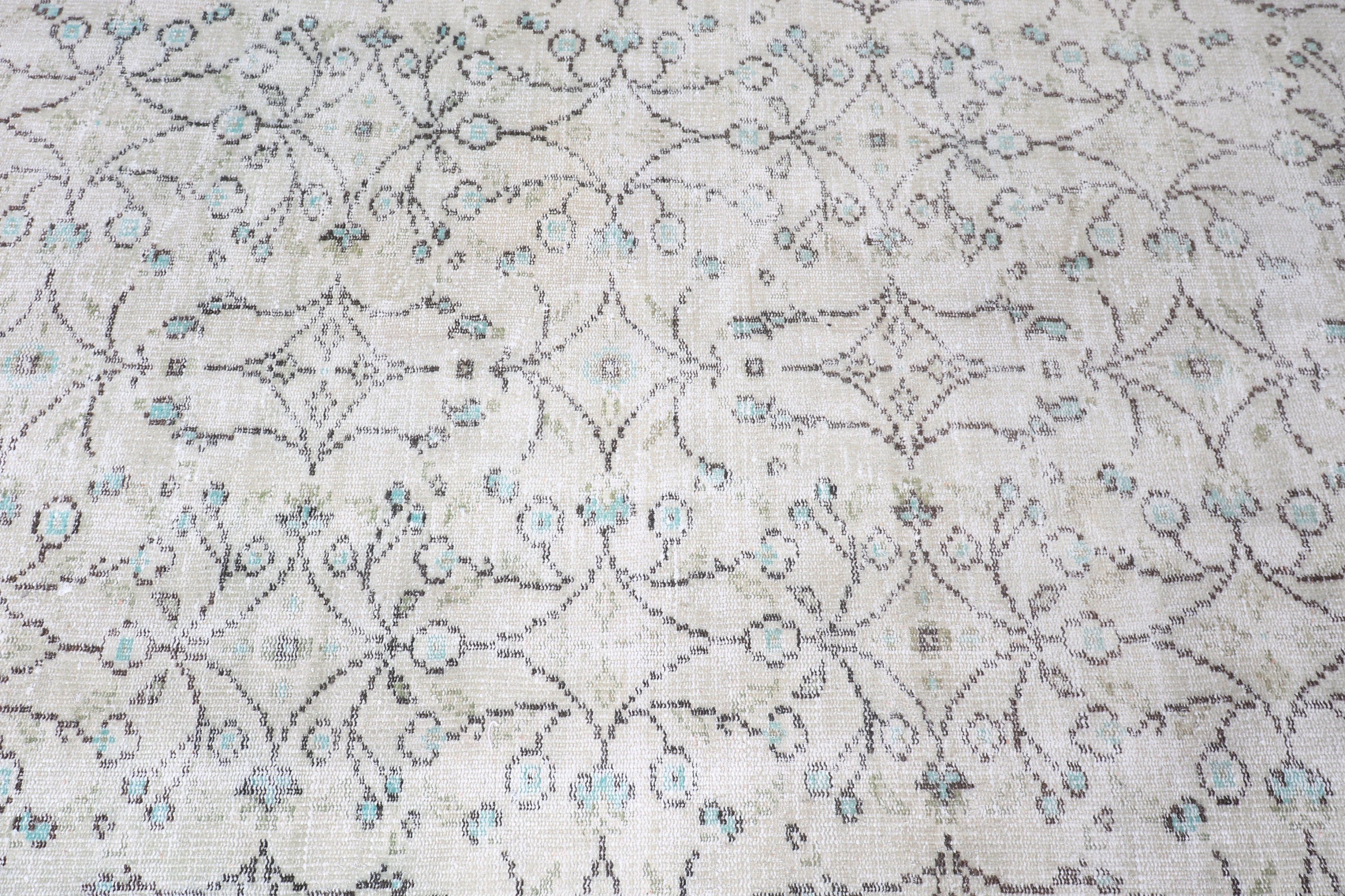 Rugs for Bedroom, Bedroom Rugs, Custom Rug, Green Home Decor Rugs, 3.9x7.5 ft Area Rug, Floor Rugs, Indoor Rugs, Turkish Rug, Vintage Rugs