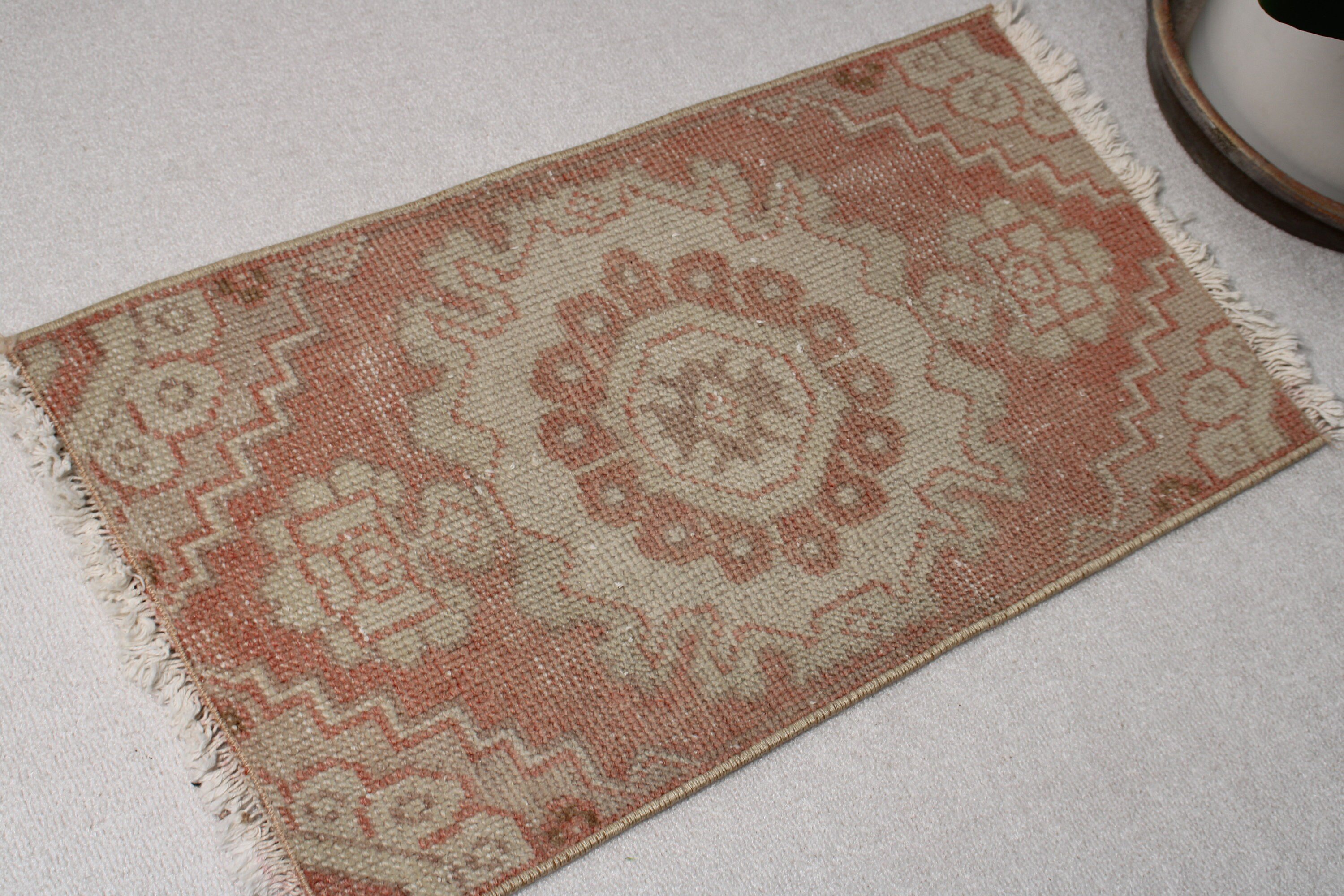 Antika Halı, Mutfak Halısı, Banyo Halısı, Fas Halıları, El Düğümlü Halı, Yeşil Soğuk Halılar, 1.3x2.4 ft Küçük Halılar, Vintage Halılar, Türk Halısı