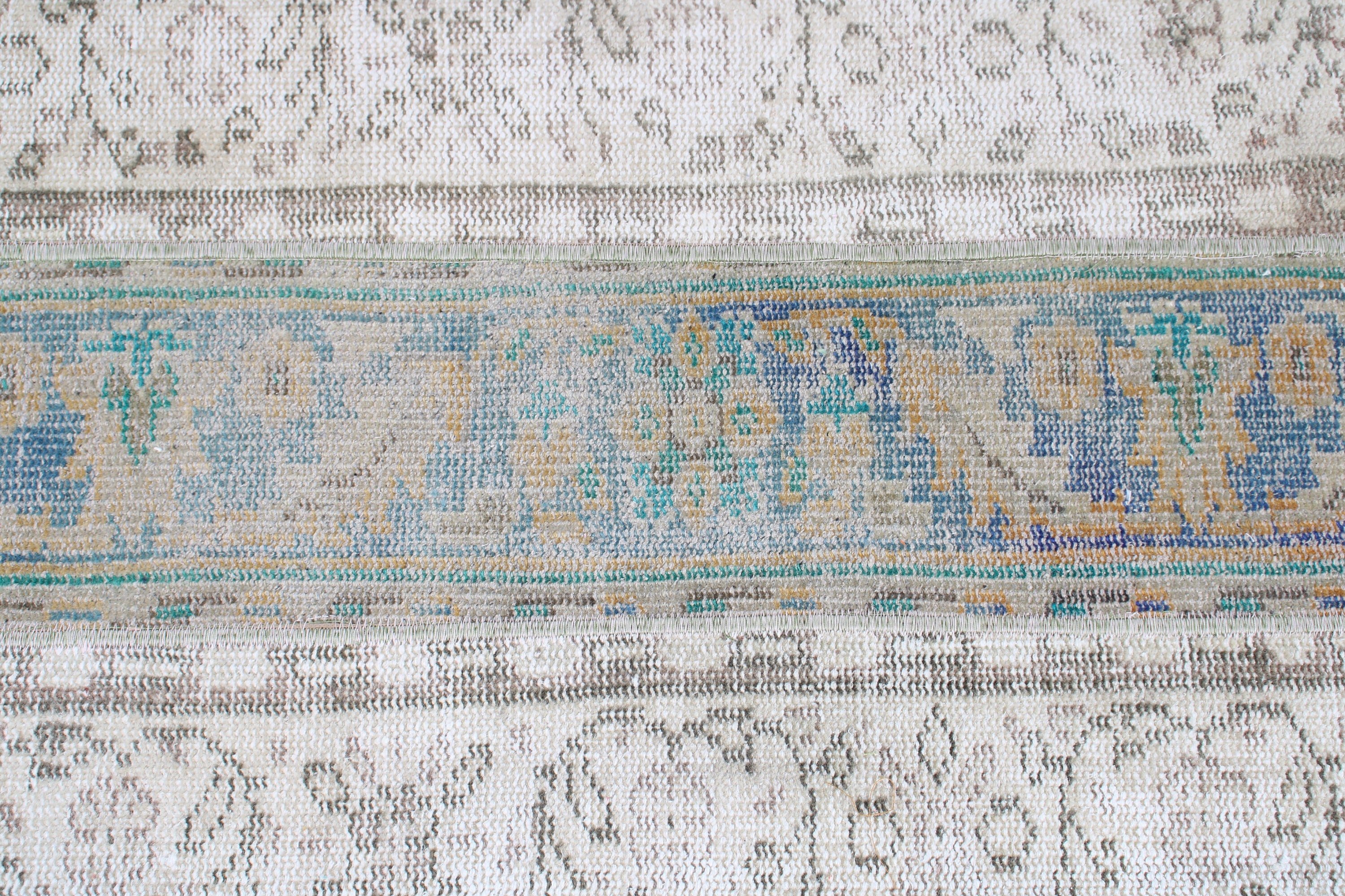 Lüks Halı, Vintage Halılar, Küçük Boho Halı, Egzotik Halılar, 2,1x3,2 ft Küçük Halılar, Bej Ev Dekorasyonu Halısı, Banyo Halıları, Türk Halısı, Oushak Halısı