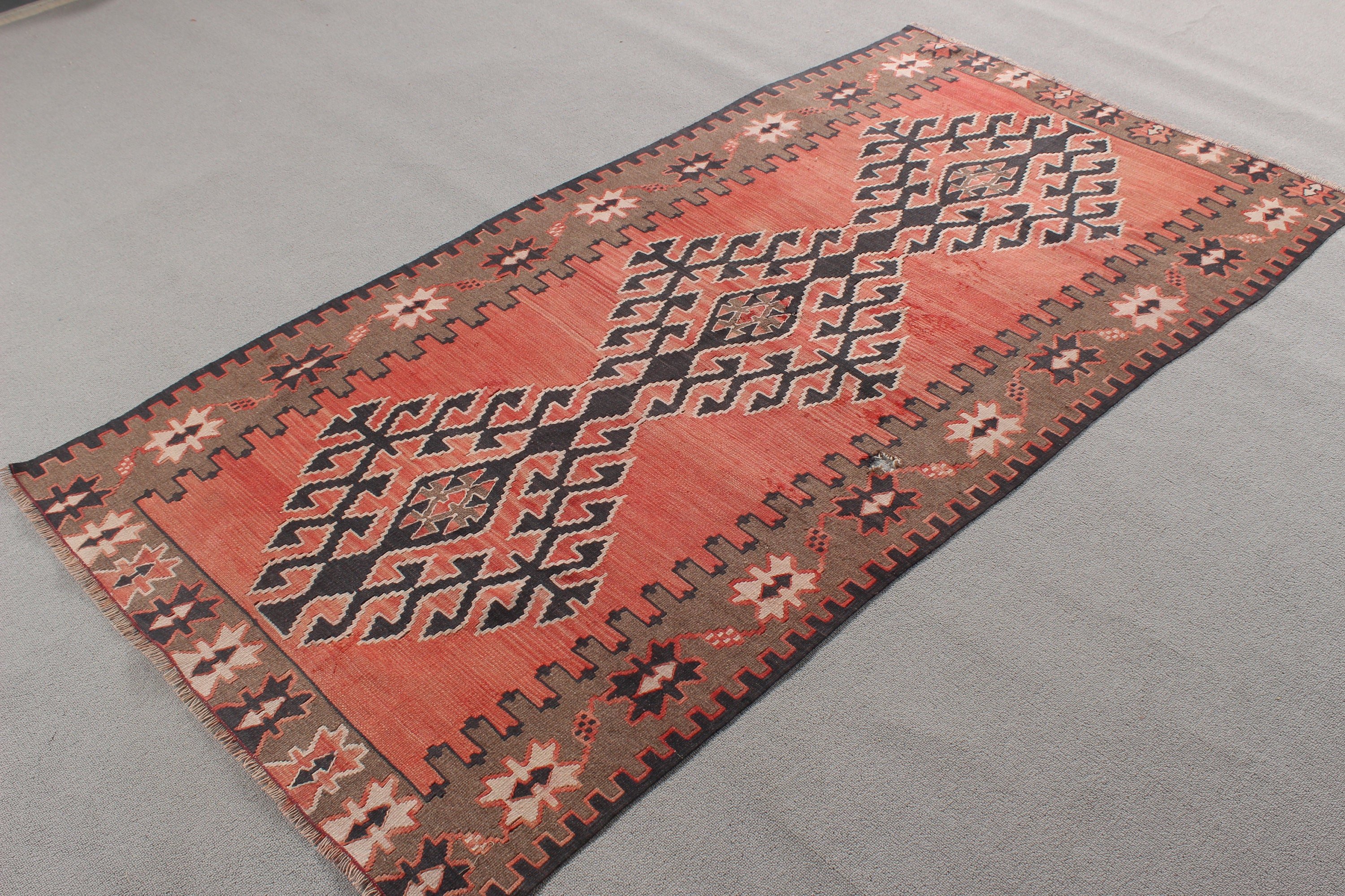 Vintage Accent Halılar, Çocuk Halısı, Vintage Halılar, Kilim, Ev Dekorasyonu Halısı, Kırmızı Modern Halılar, Türk Halısı, Yatak Odası Halıları, 3.4x6.6 ft Accent Halı