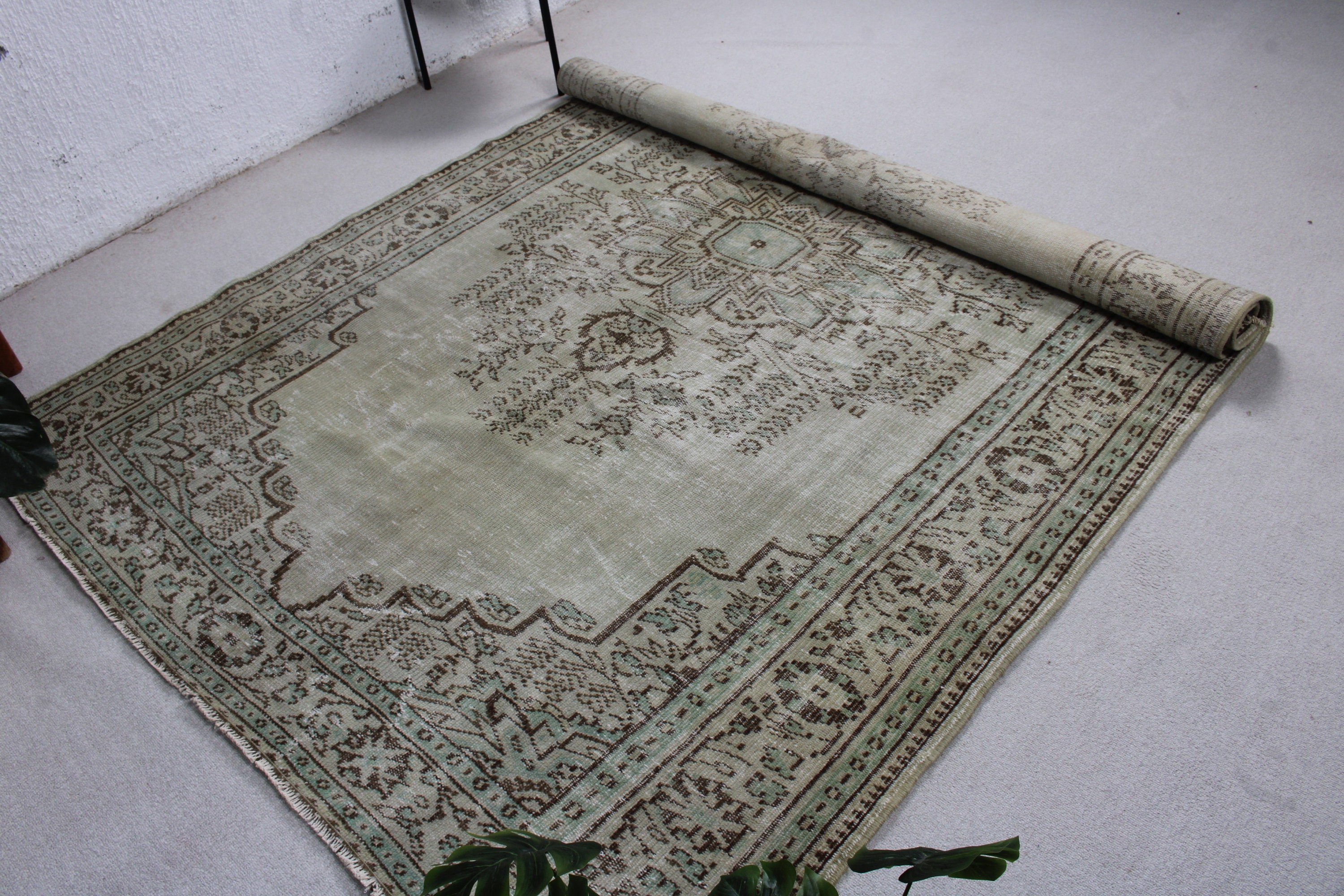 Büyük Boho Halıları, Yer Halıları, 6.3x9.4 ft Büyük Halı, Vintage Halılar, Yatak Odası Halısı, Türk Halısı, Bej Havalı Halılar, Ev Dekorasyonu Halısı