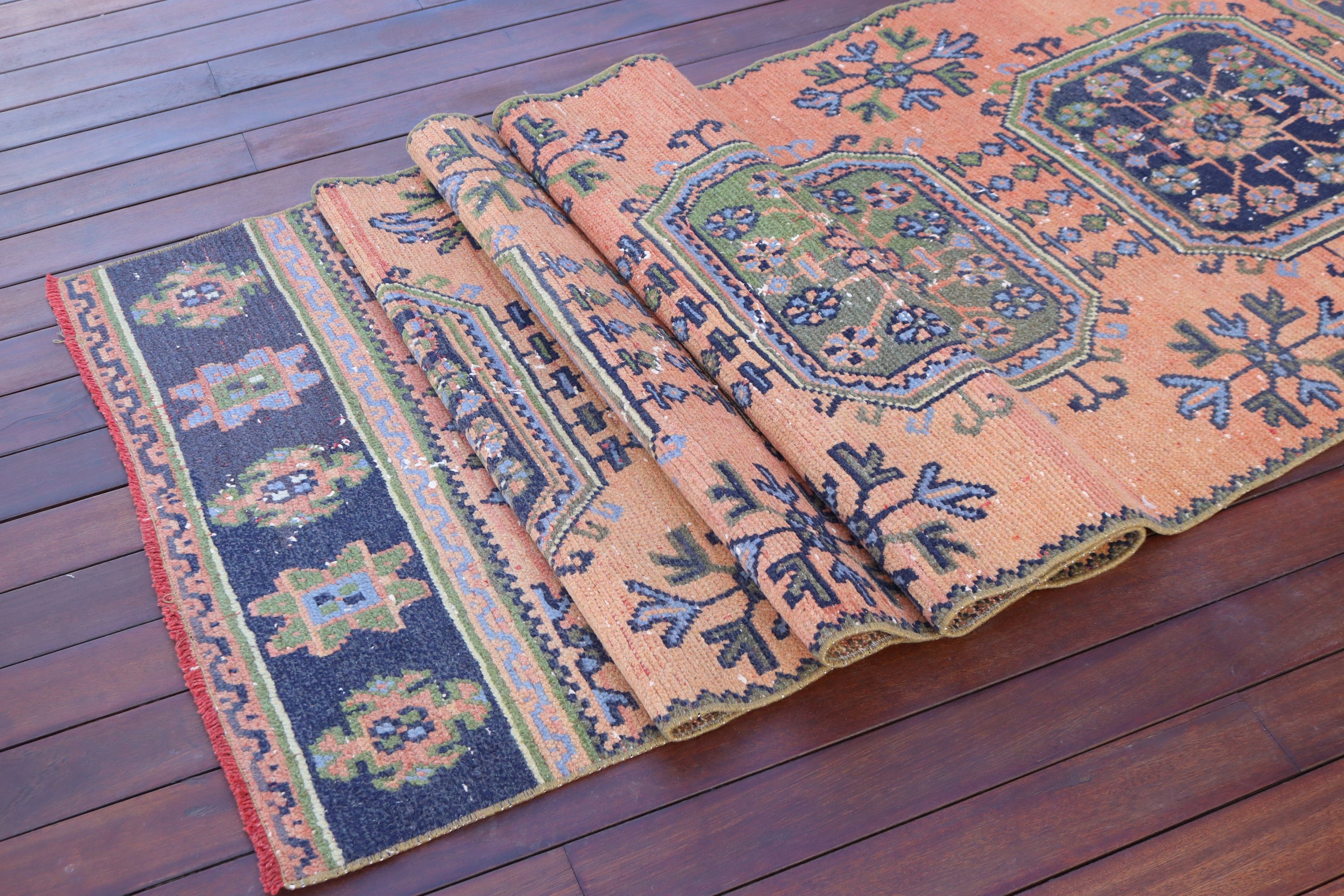 2.9x11.2 ft Runner Halıları, Sanatsal Halı, Modern Halılar, Vintage Halılar, Yer Halıları, Beni Ourain Runner Halıları, Türk Halısı, Turuncu Fas Halısı