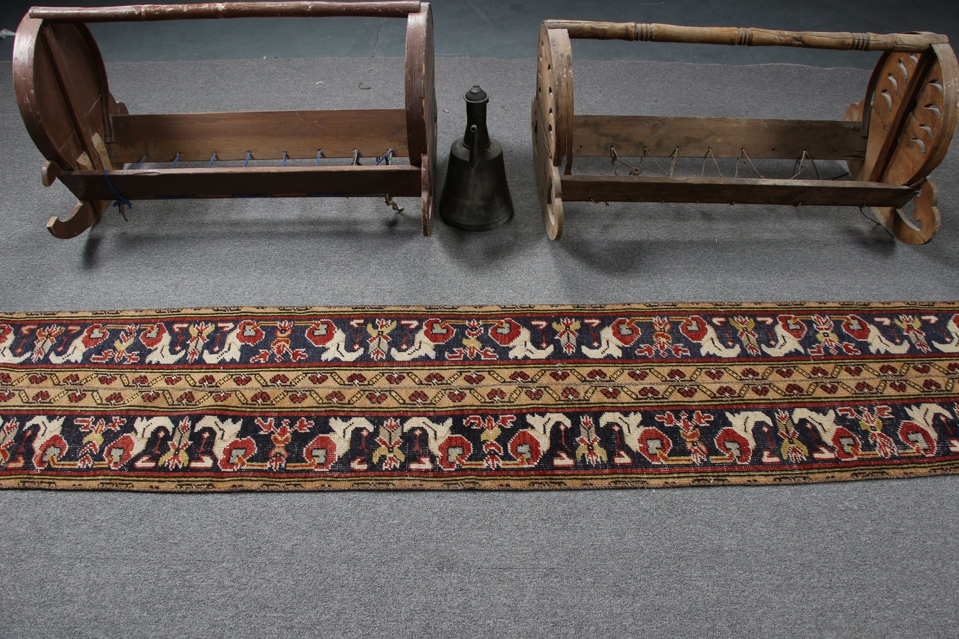 Havalı Halı, Koridor Halıları, 1.7x10.9 ft Yolluk Halıları, Türk Halısı, Sessiz Halılar, Mavi Mutfak Halıları, Koridor Halıları, Vintage Halı, Oryantal Halı