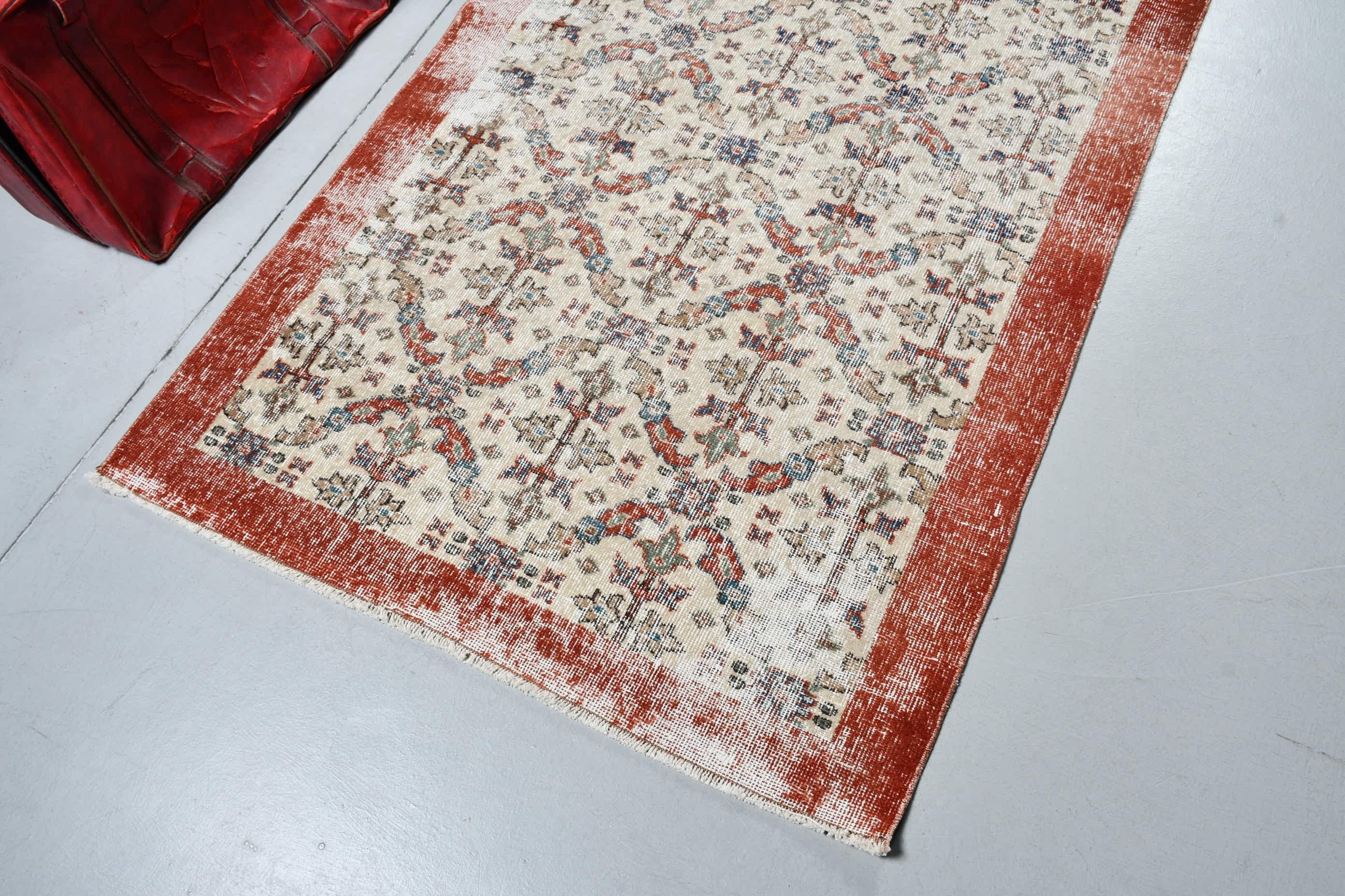 Entry Rugs, Moroccan Rugs, Kitchen Rugs, Antique Rugs, 3.6x6.6 ft Accent Rugs, Beige Antique Rugs, Turkish Rug, Flatweave Rug, Vintage Rugs