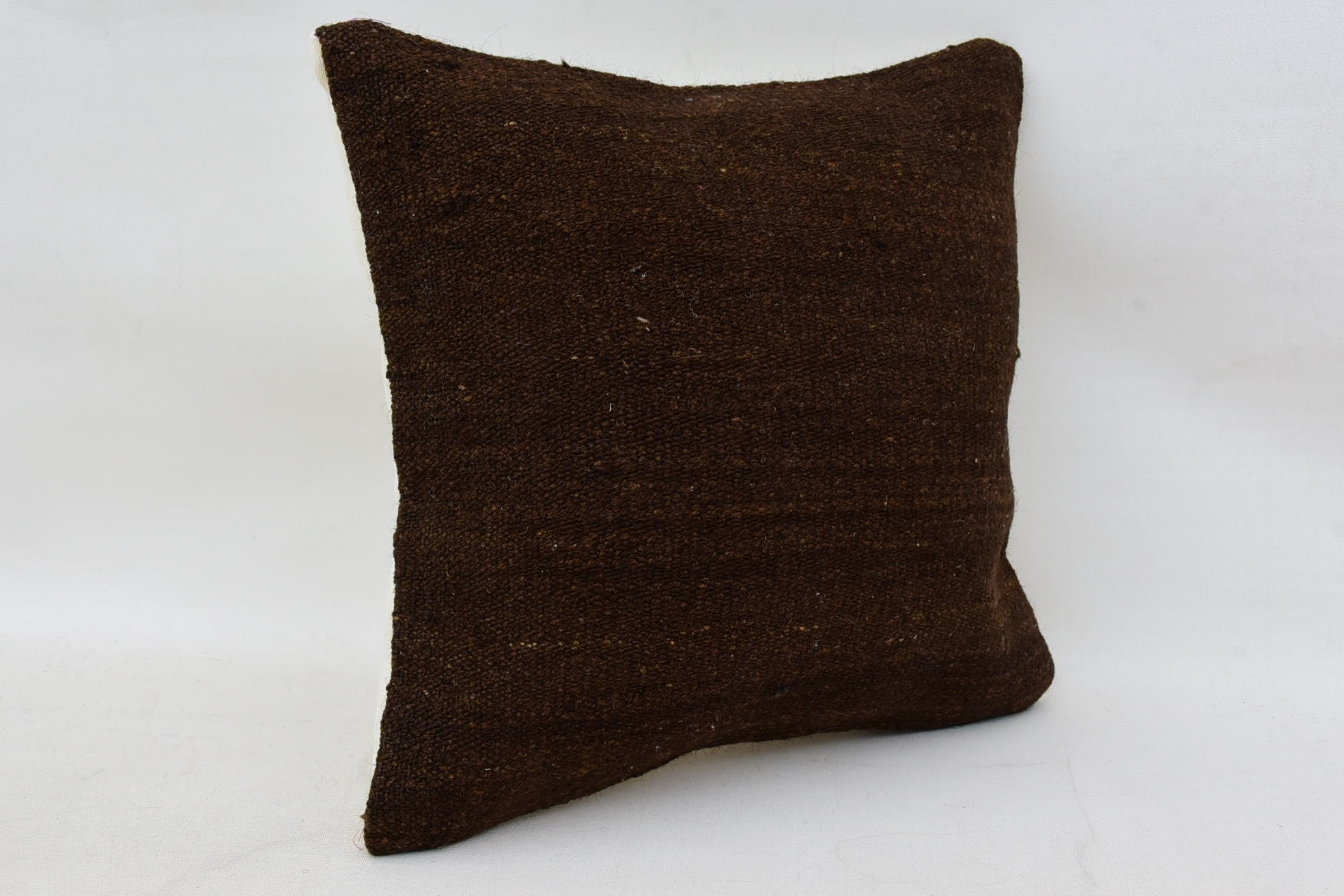 Antique Pillows, Home Decor Pillow, Southwestern Pillow Case, 14"x14" Brown Cushion Cover, Interior Designer Pillow