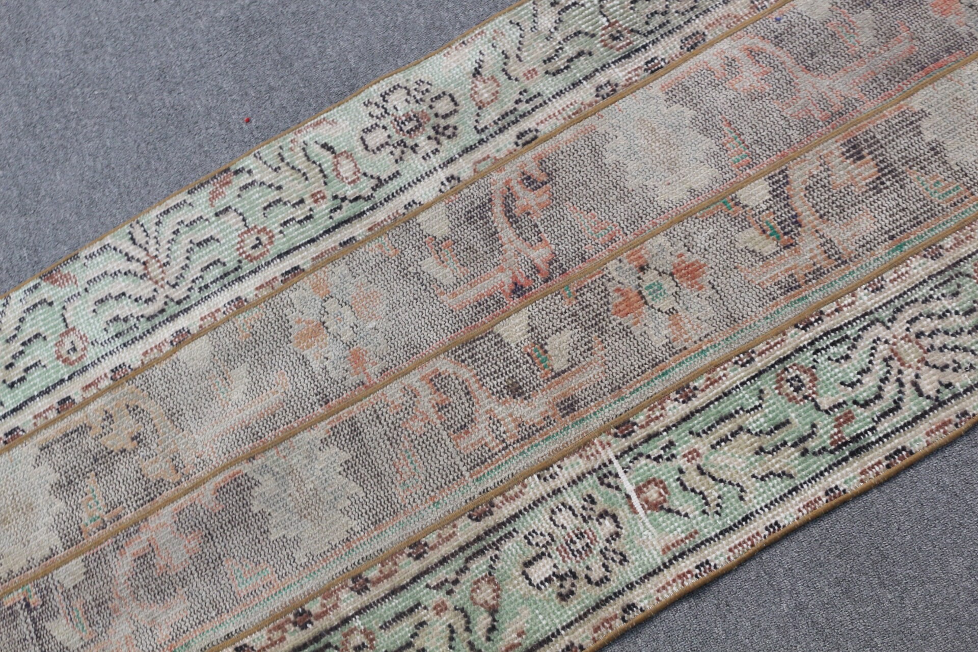 Yeşil Ev dekoru Halı, Araba paspası Halı, Antik Halı, Nostaljik Halı, Banyo Halı, 69x134 cm Küçük Halı, Paspas Halı, Araba paspası Halı