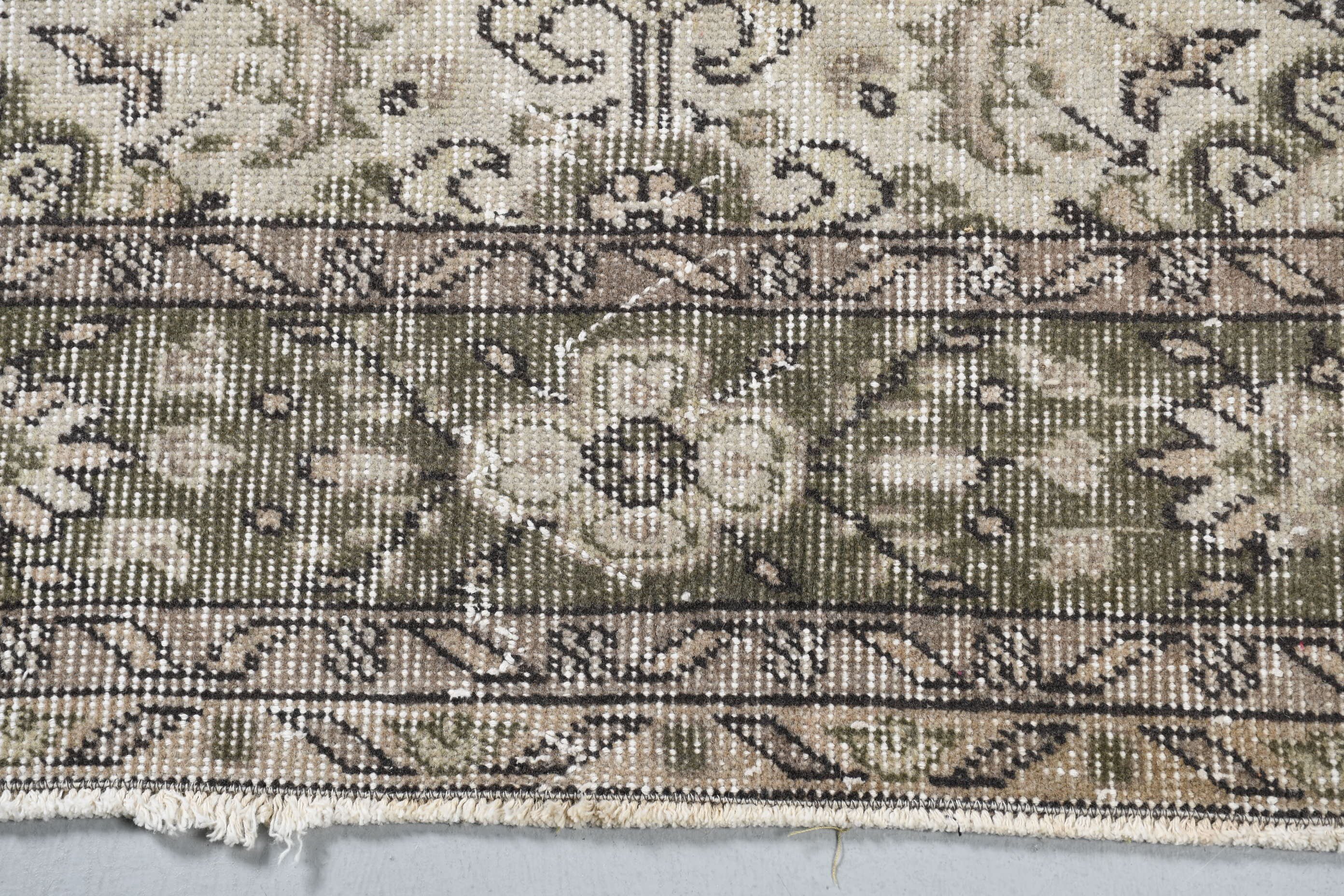 Bedroom Rugs, Turkish Rugs, Kitchen Rug, Beige Wool Rug, 5.3x8.9 ft Large Rug, Rugs for Salon, Salon Rugs, Vintage Rug, Wool Rug, Retro Rug